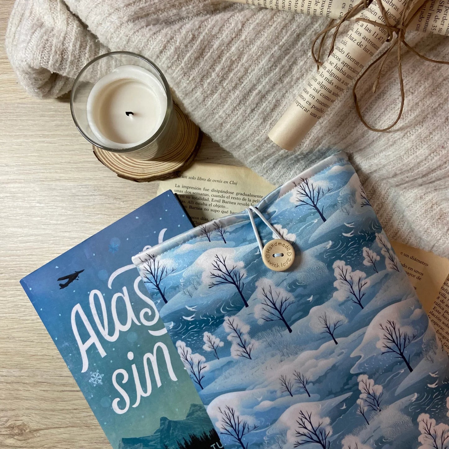 Funda literaria invernalia