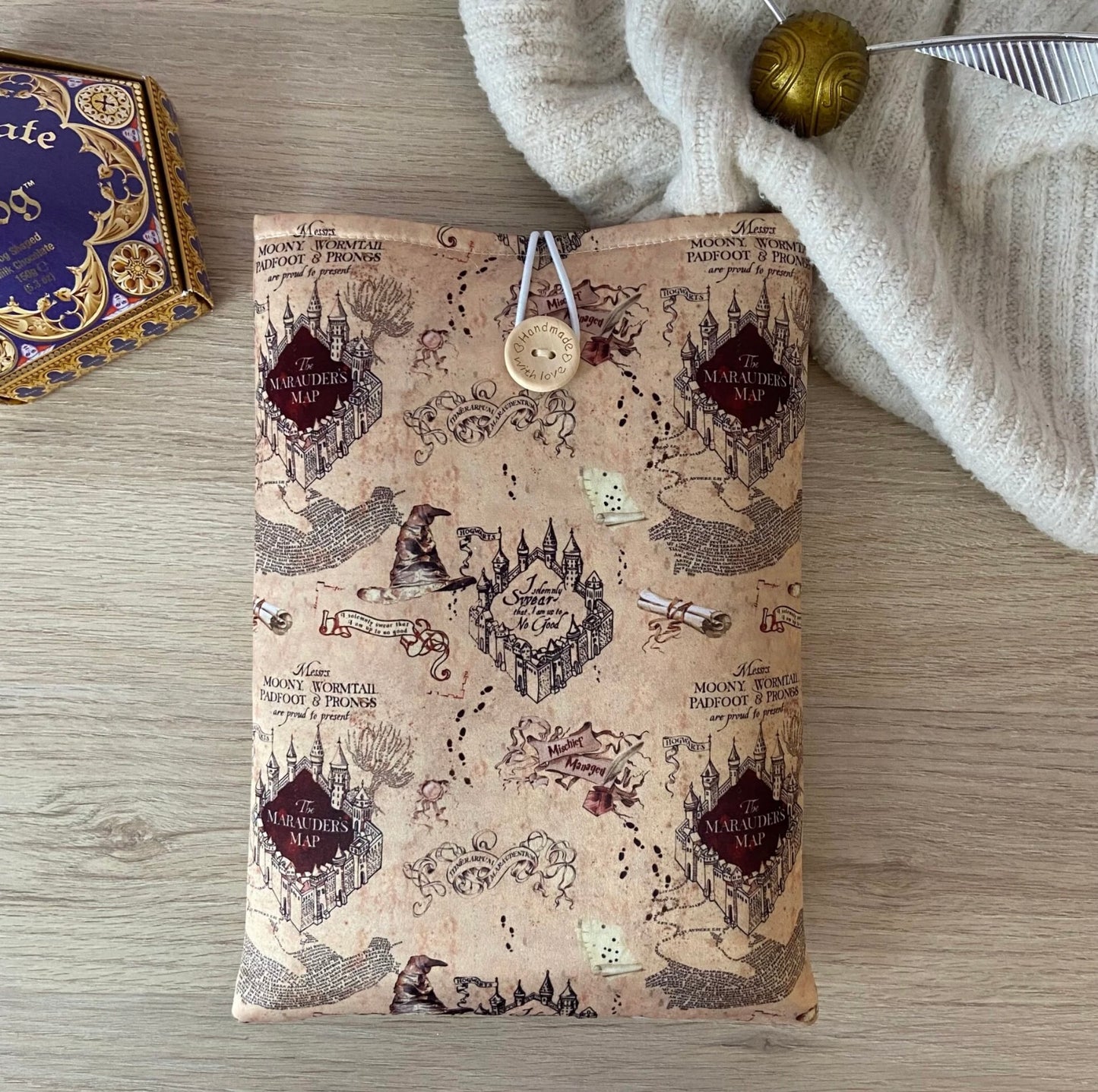 Funda literaria mapa merodeador