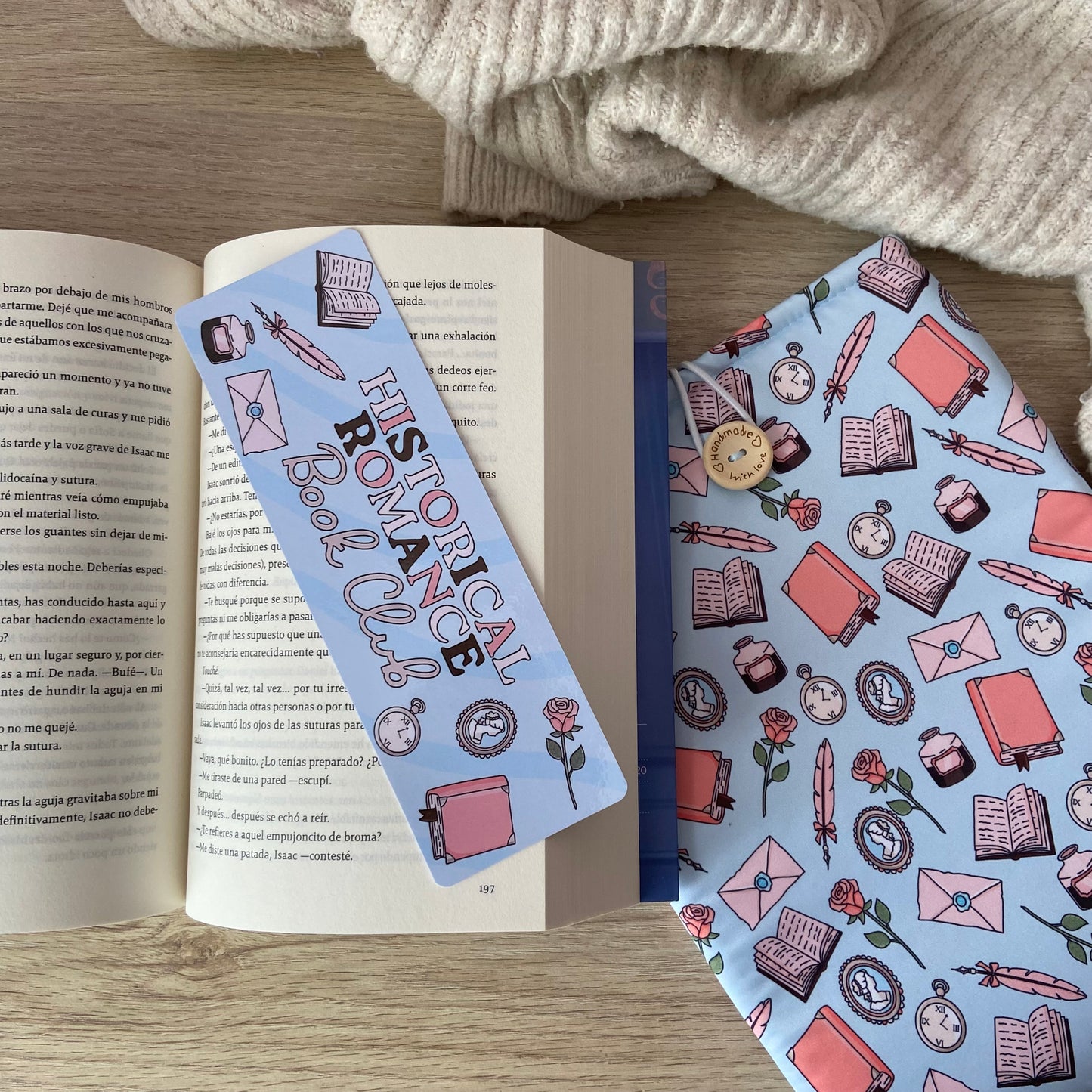 Marcapáginas Historial romance bookclub
