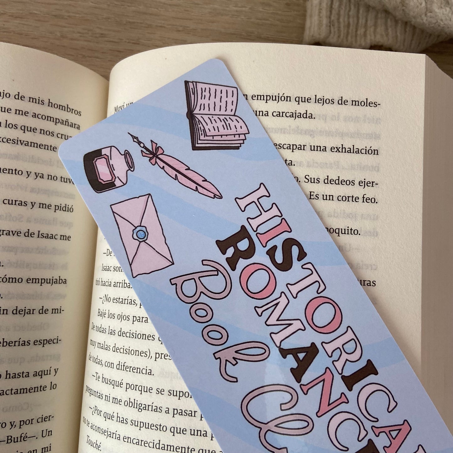 Marcapáginas Historial romance bookclub