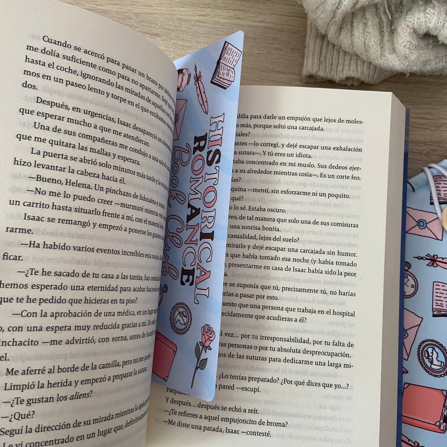 Marcapáginas Historial romance bookclub