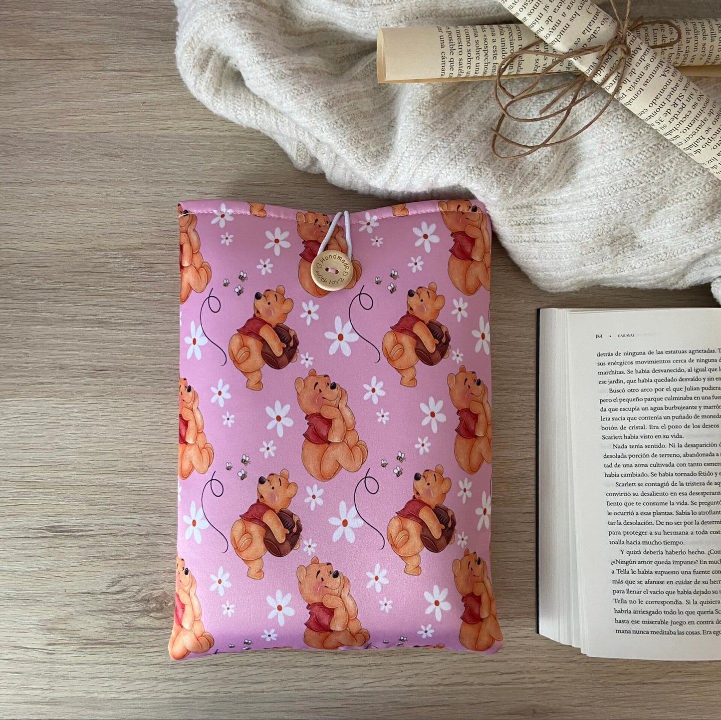 Funda literaria Winnie the pooh
