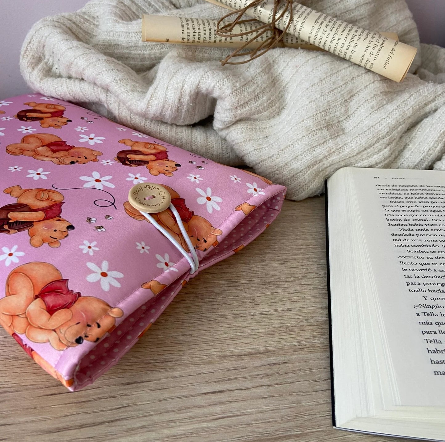 Funda literaria Winnie the pooh