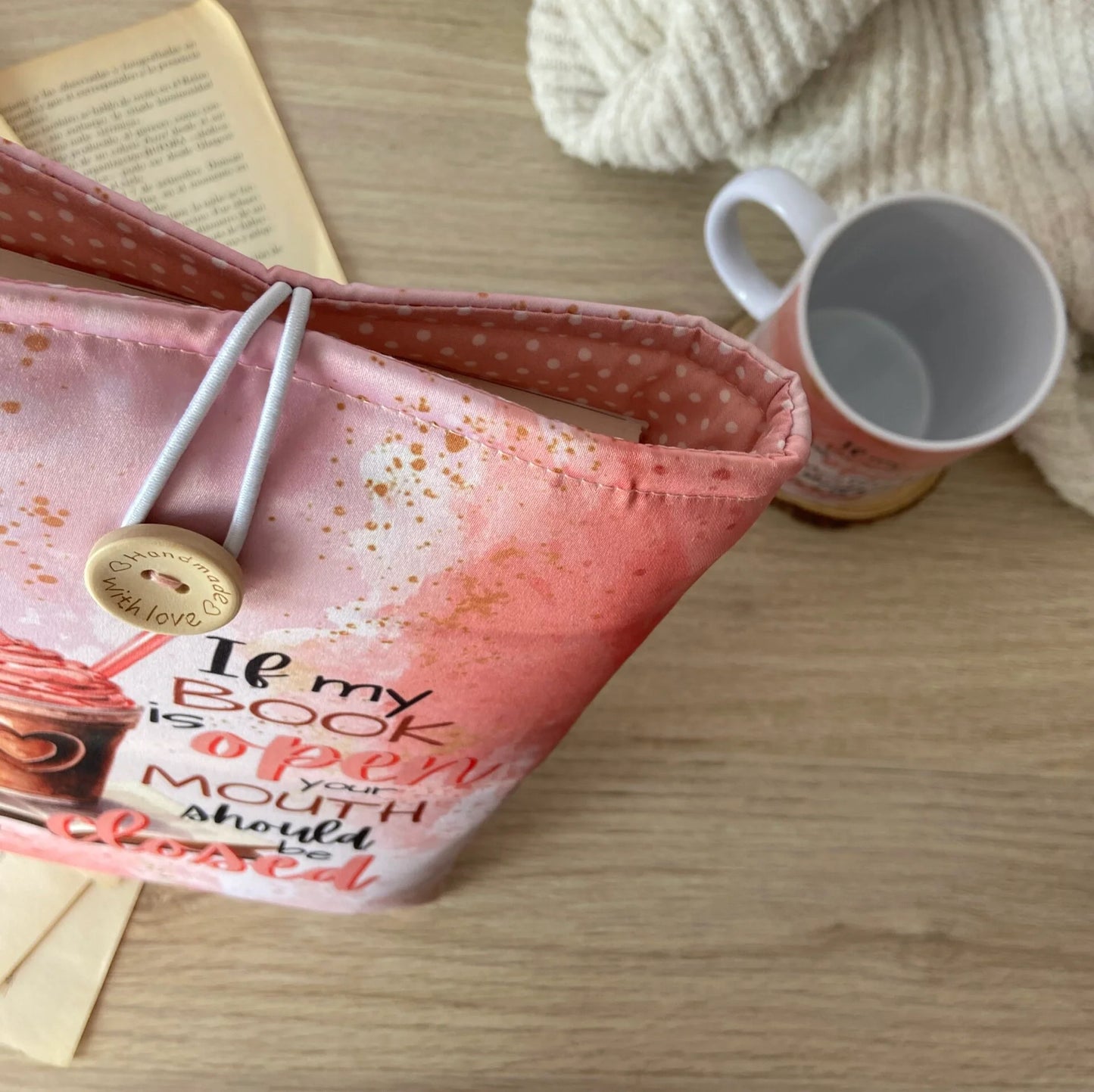 Funda literaria If my book is open