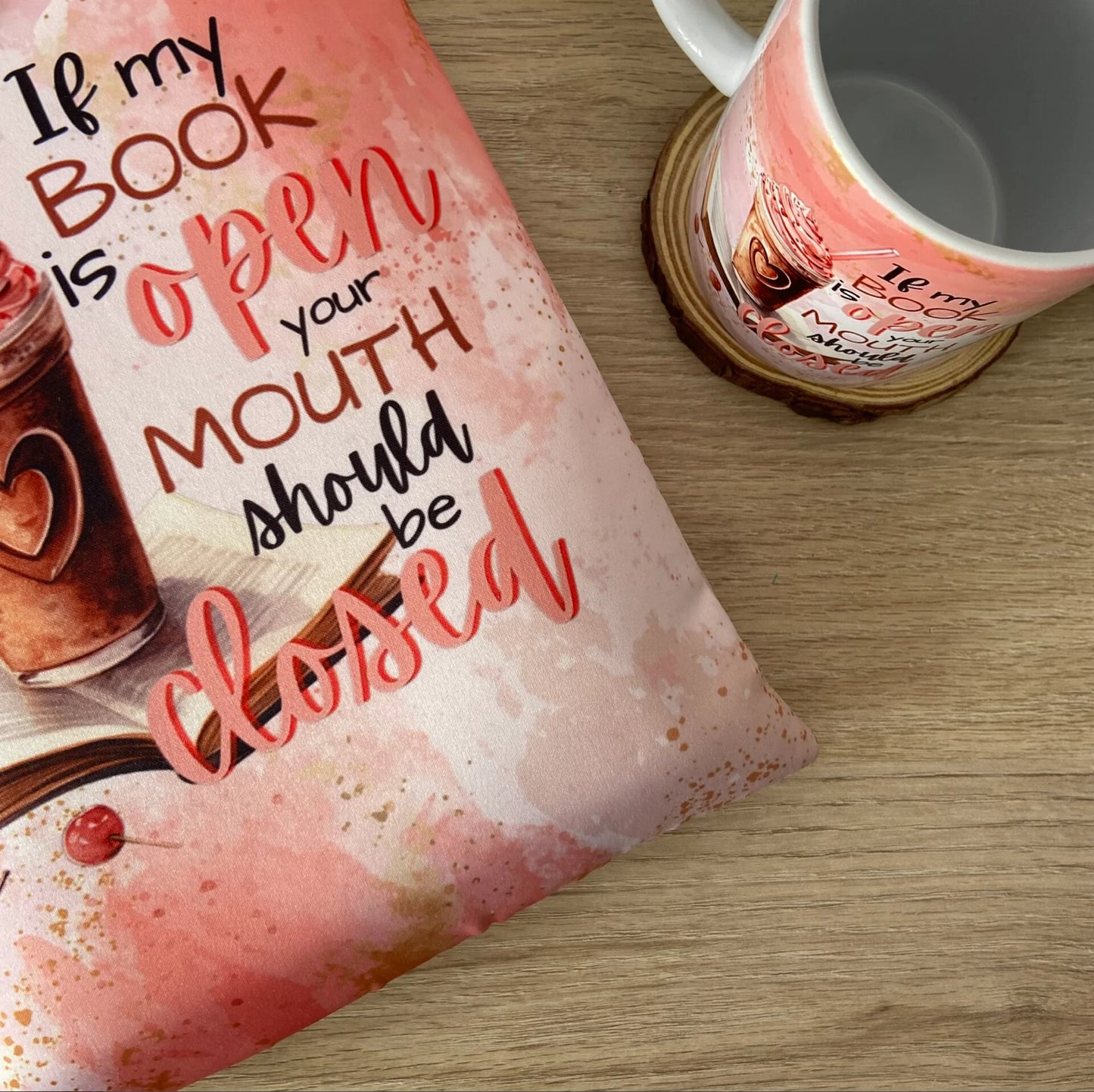 Funda literaria If my book is open
