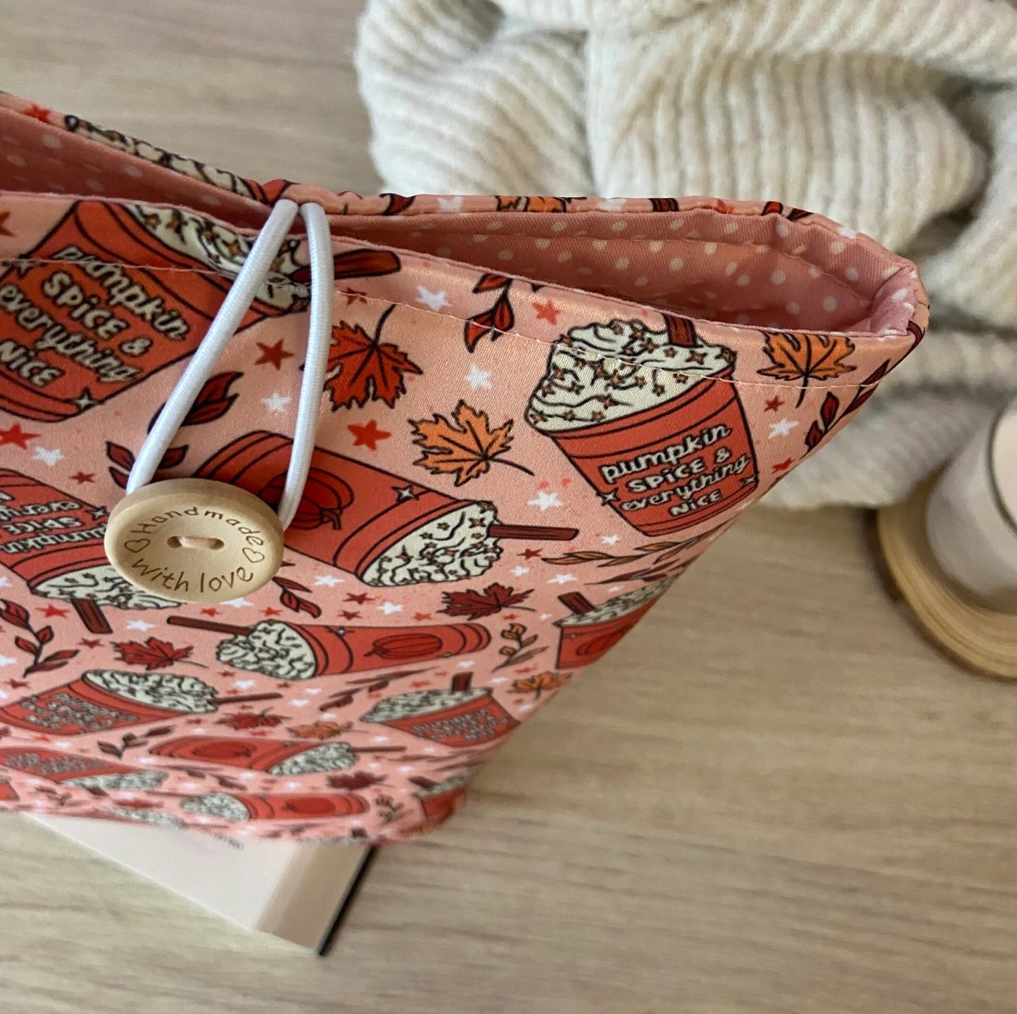 Funda literaria pumpkin time & everything nice