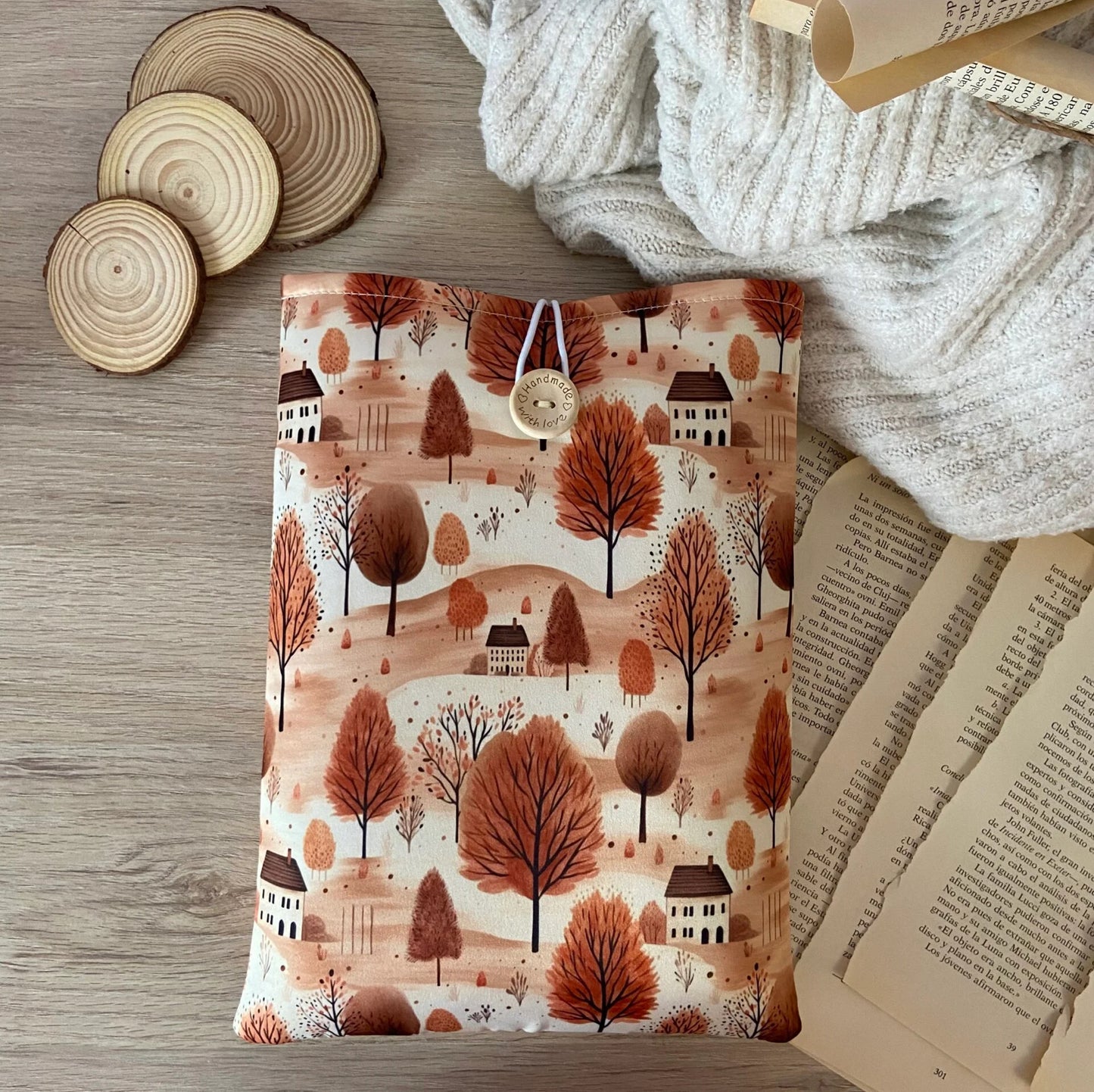 Funda literaria Fall forest
