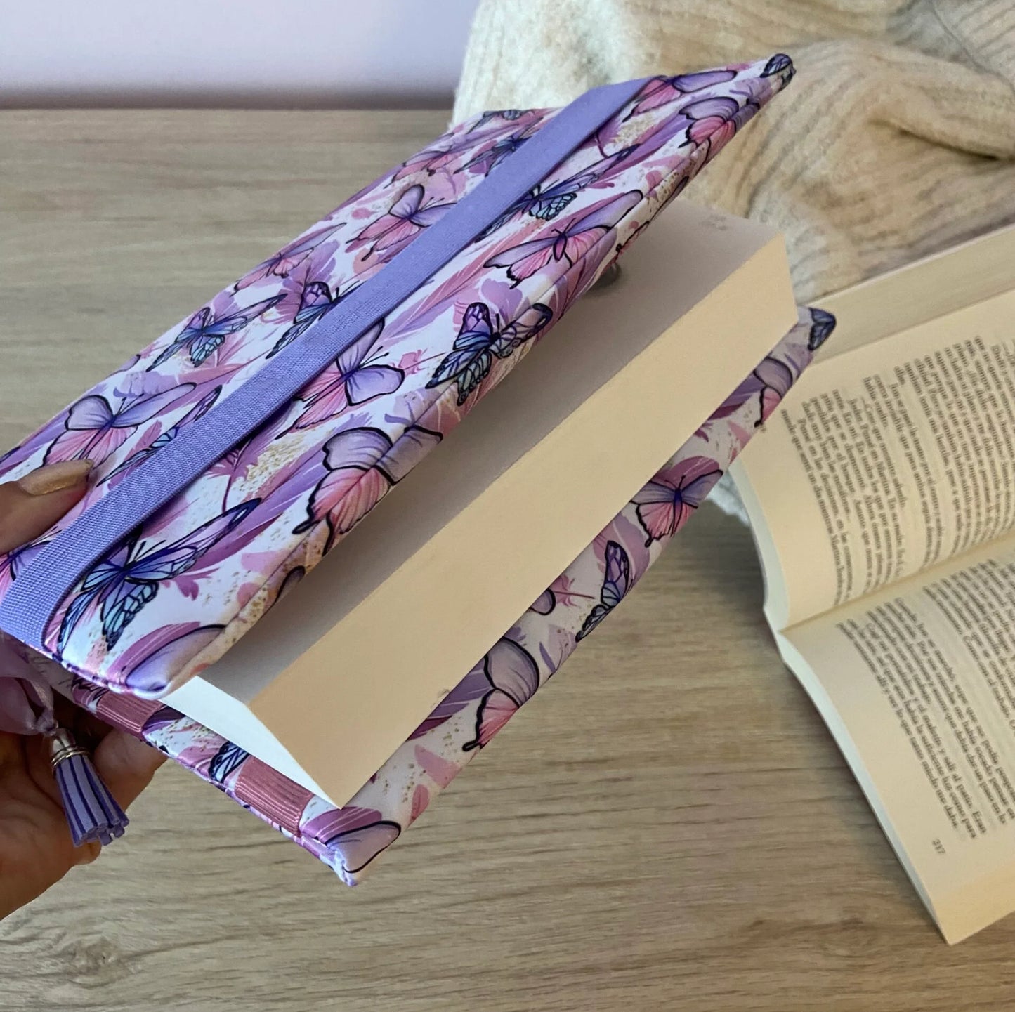Funda ajustable mariposas