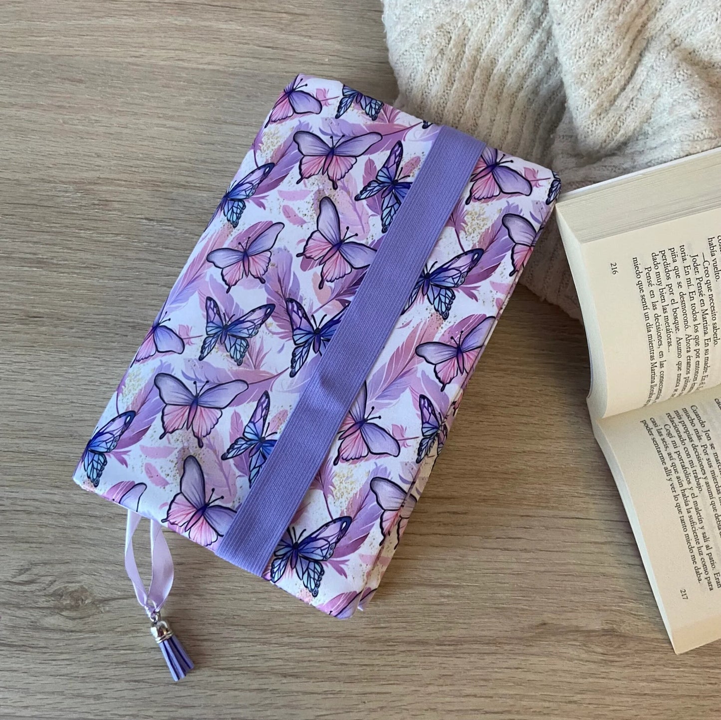 Funda ajustable mariposas