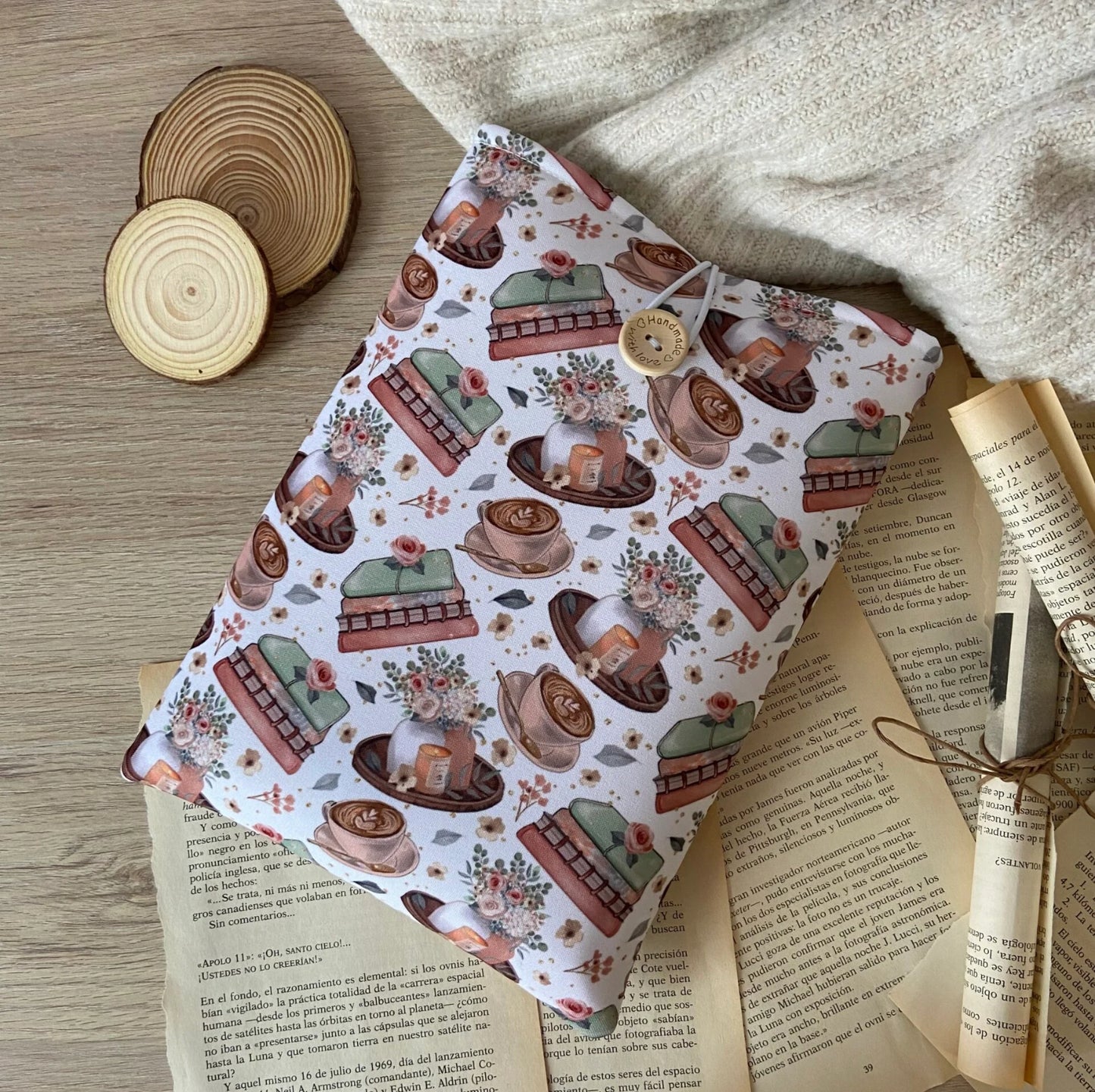 Funda literaria booklover