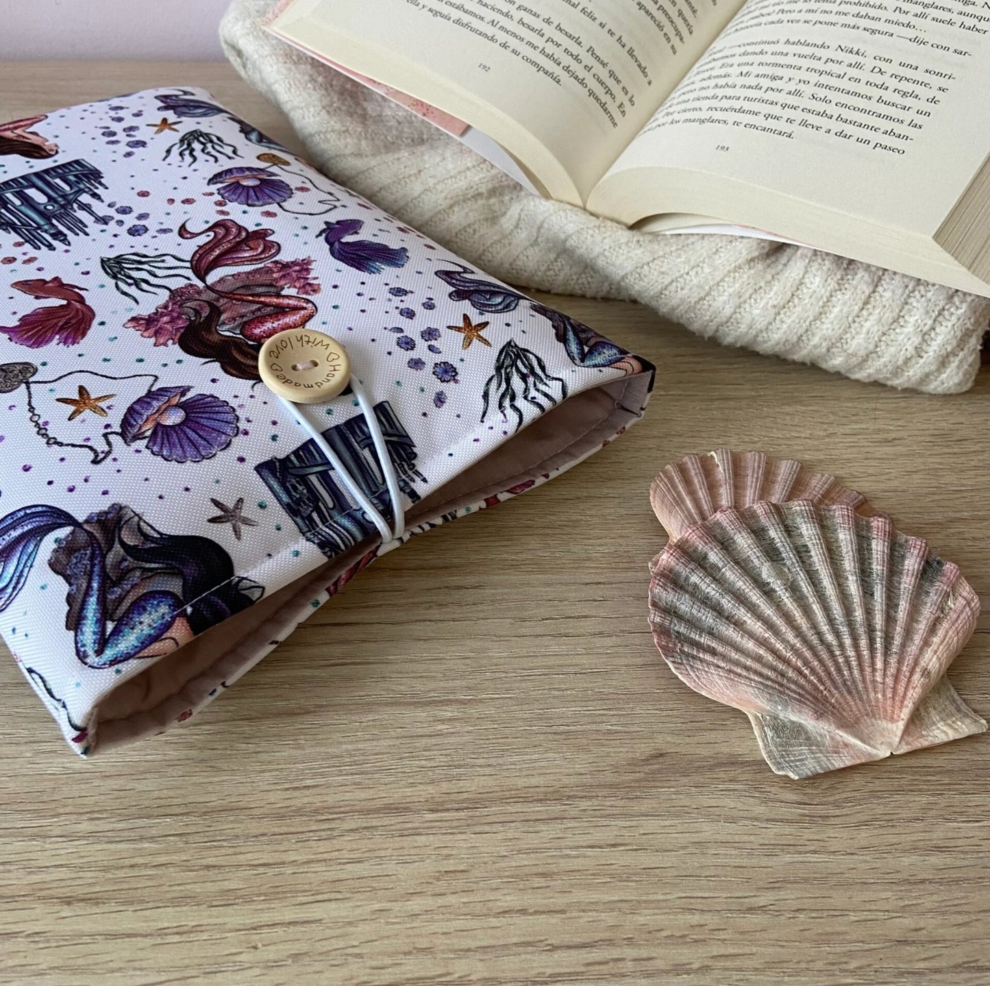 Funda literaria sirenas impermeable