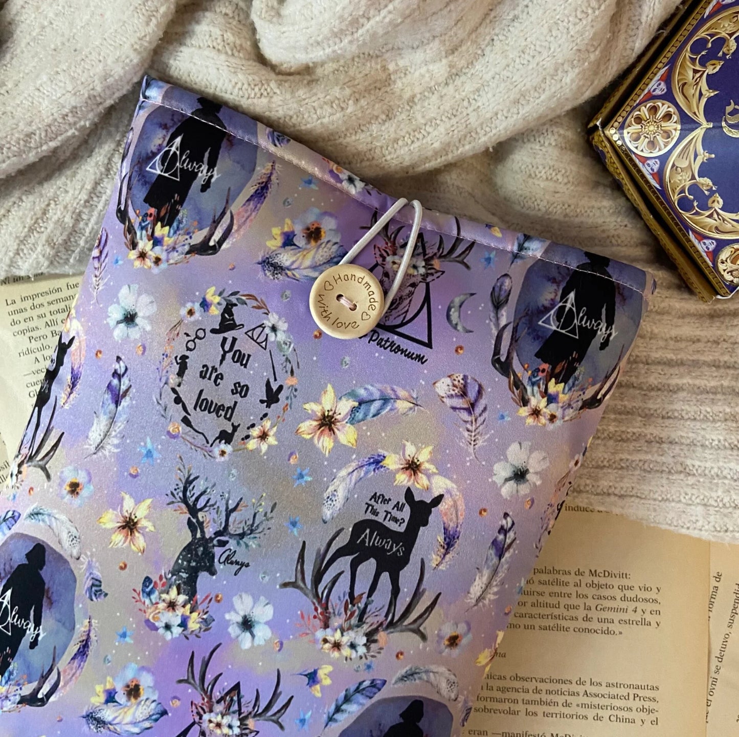 Funda literaria Patronus