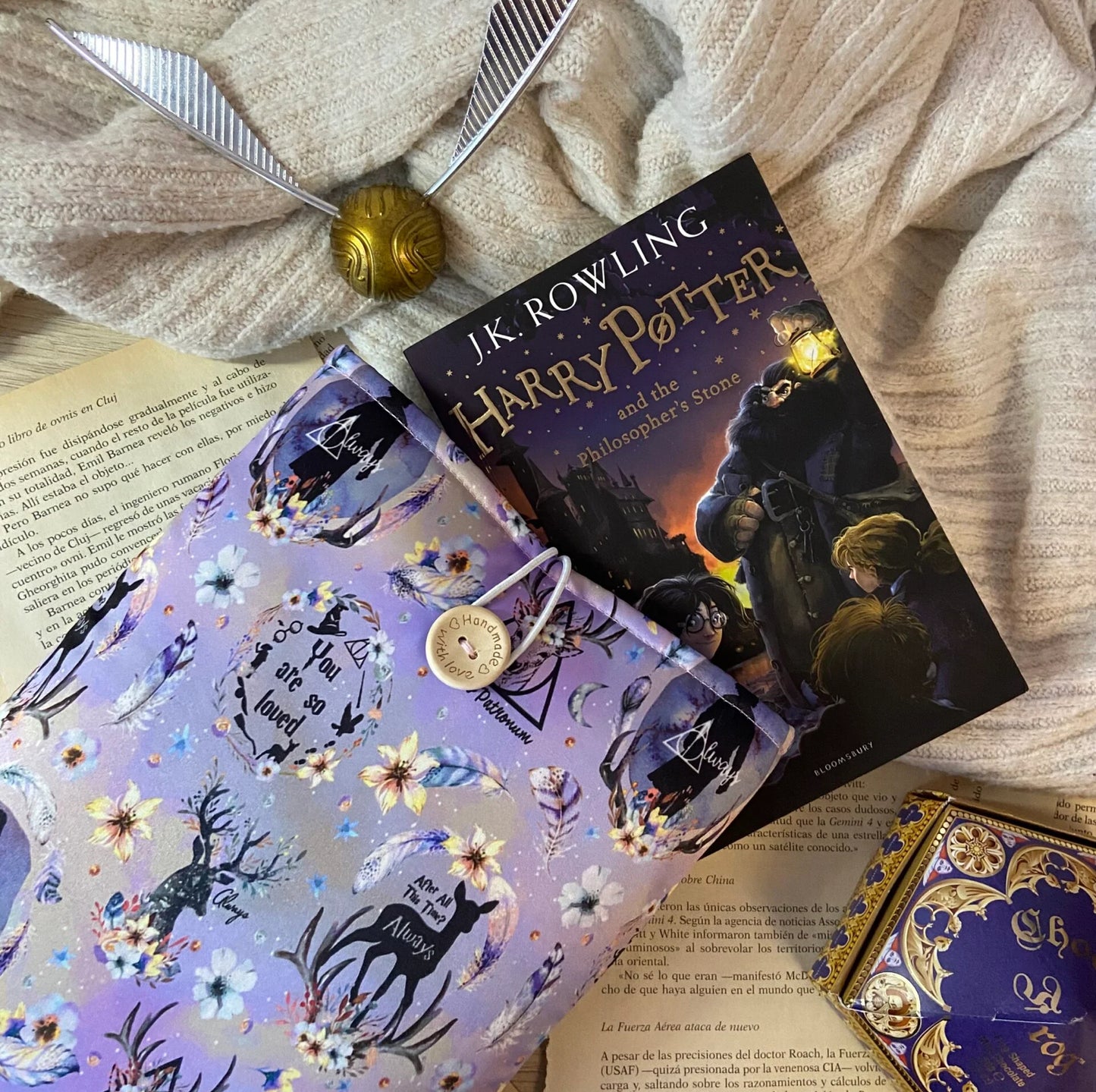 Funda literaria Patronus