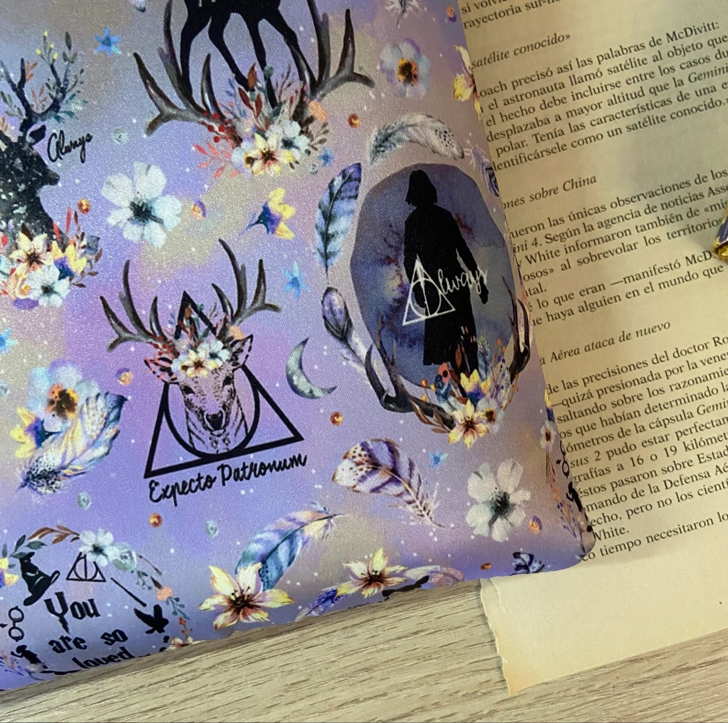 Funda literaria Patronus