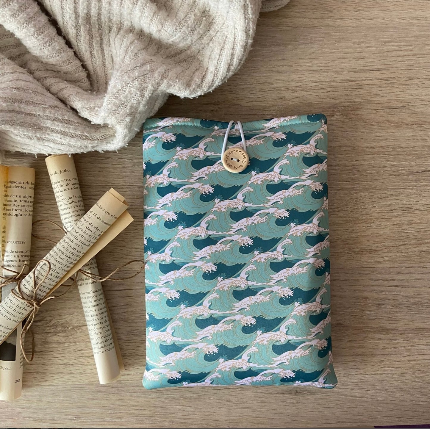 Funda literaria el mar
