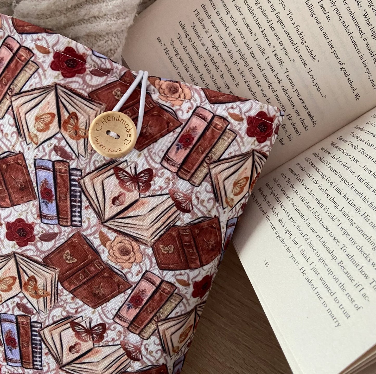 Funda literaria la magia de la lectura