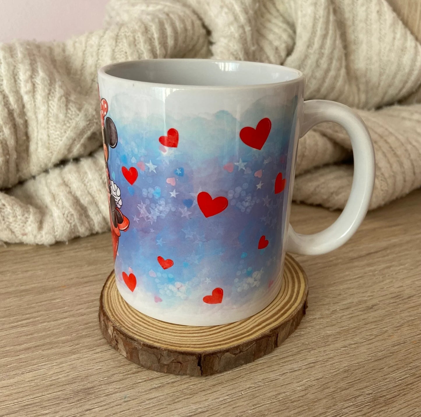 Taza Minnie y Mickey enamorados