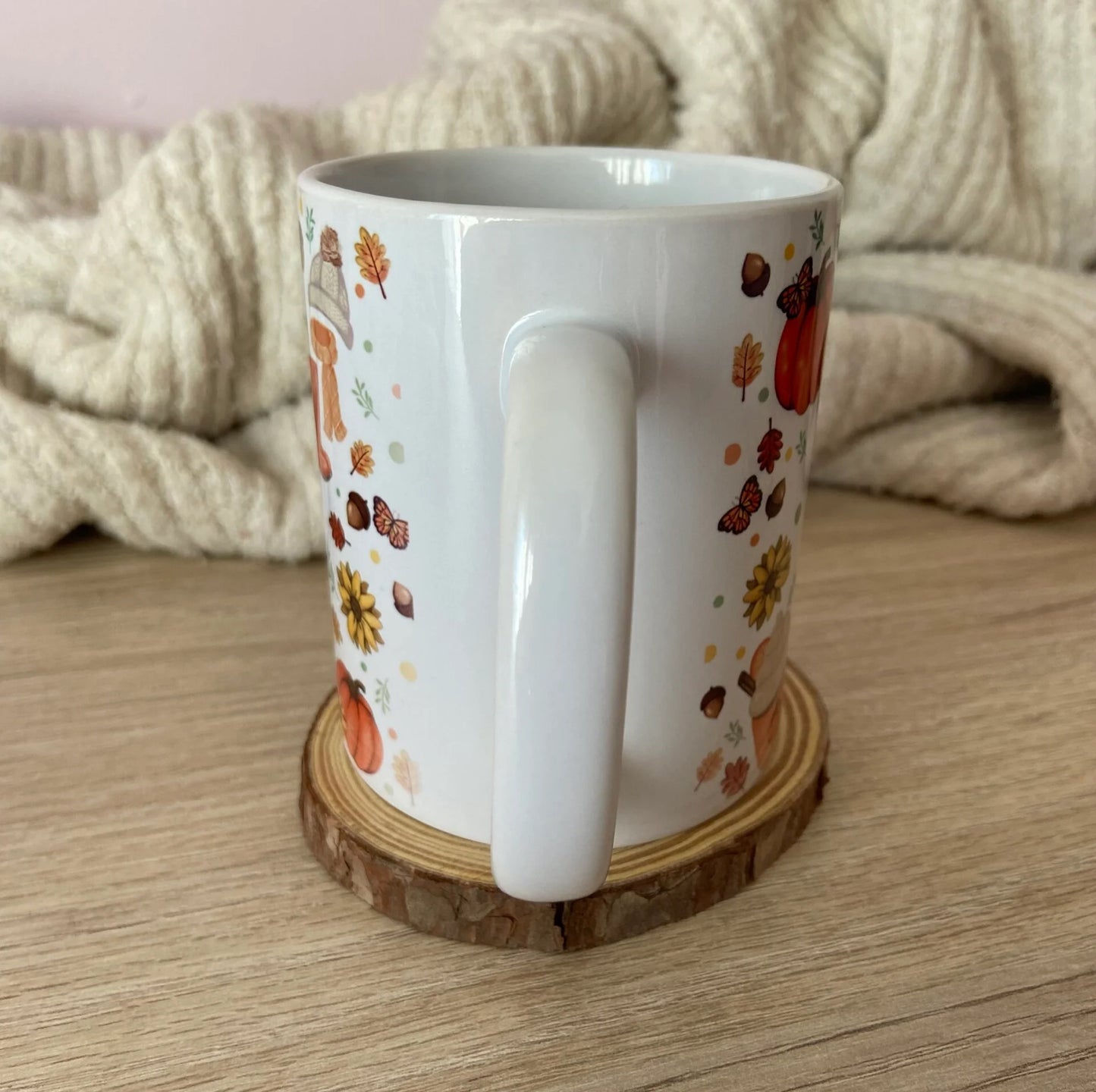 Taza Autumn vibes personalizada con nombre