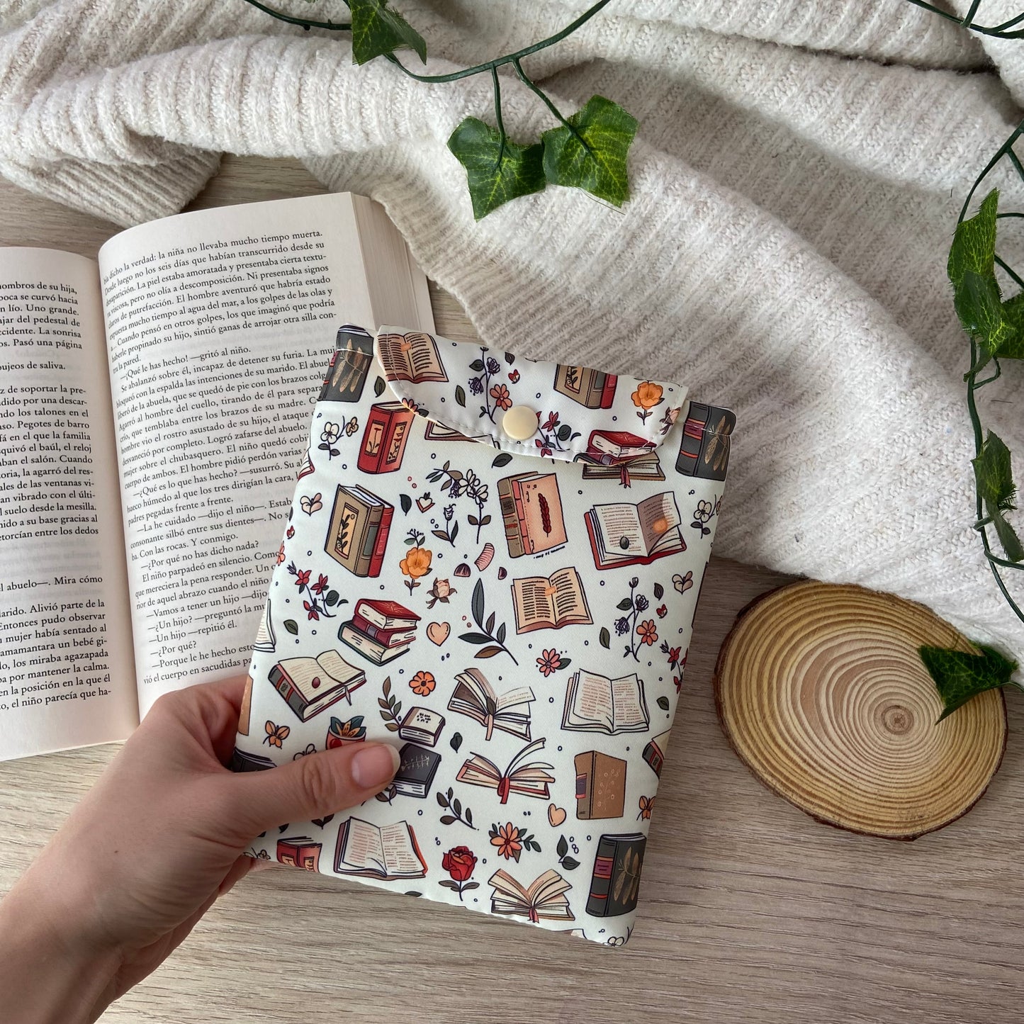 Funda kindle/kobo libra colour bookish