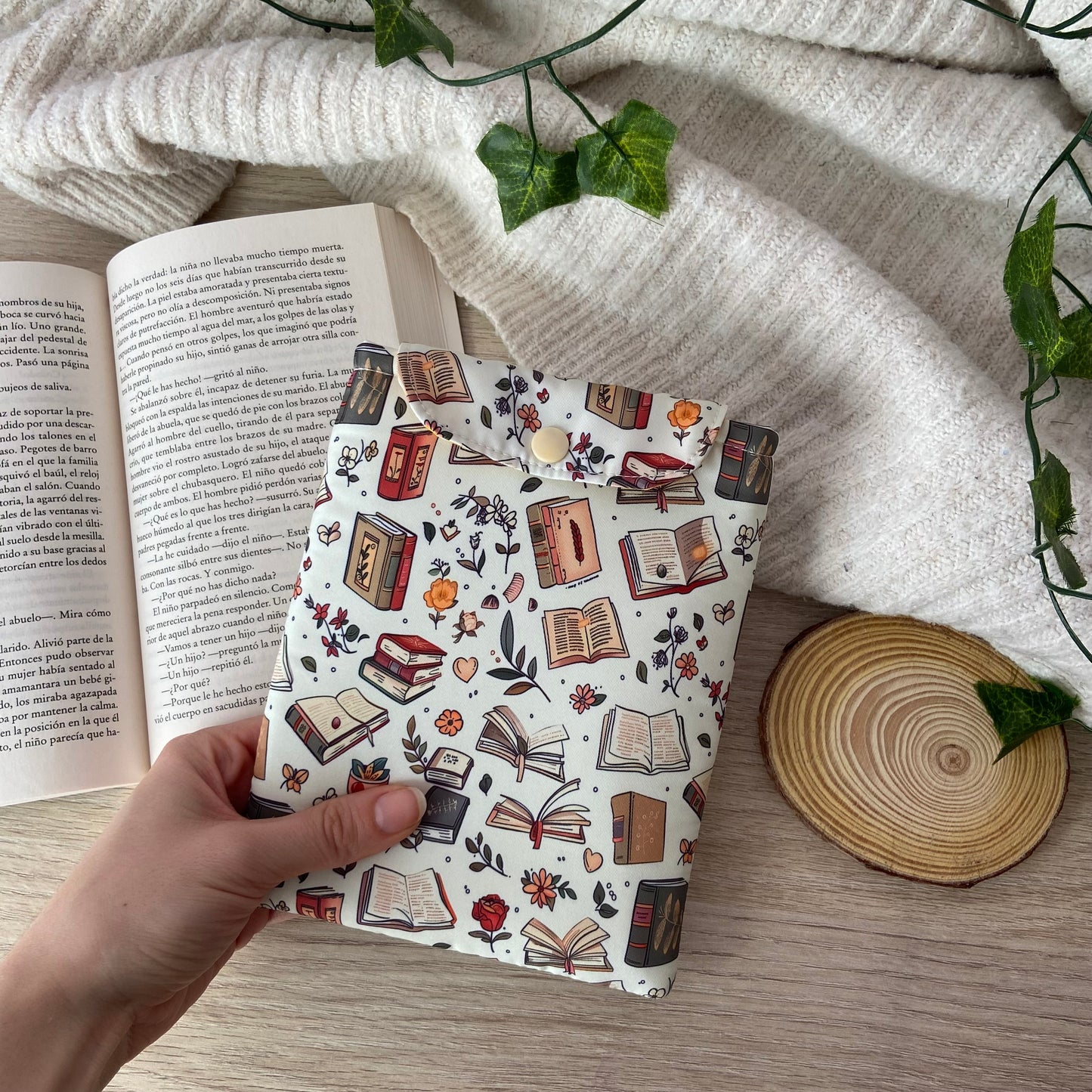 Funda kindle/kobo libra colour bookish