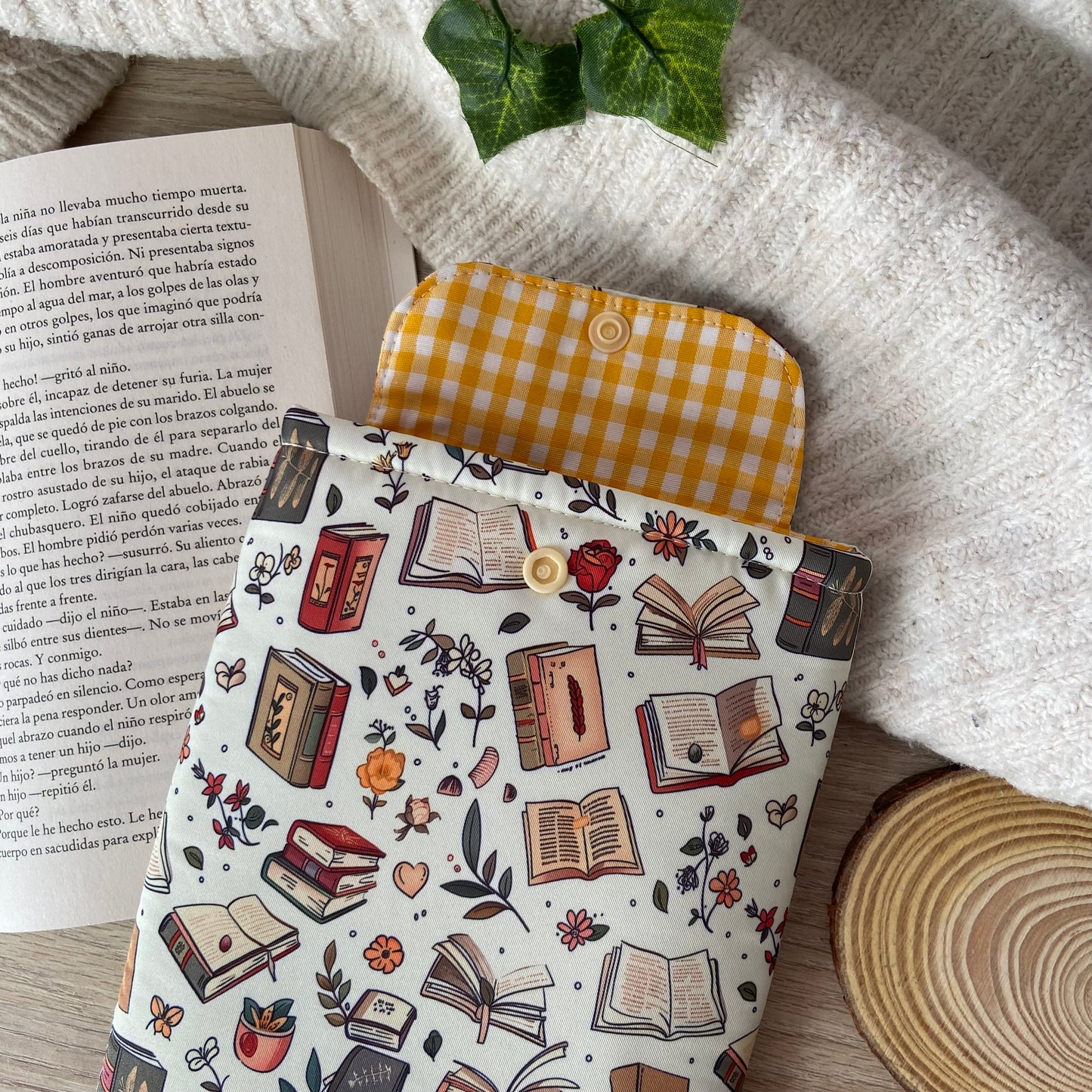Funda kindle/kobo libra colour bookish
