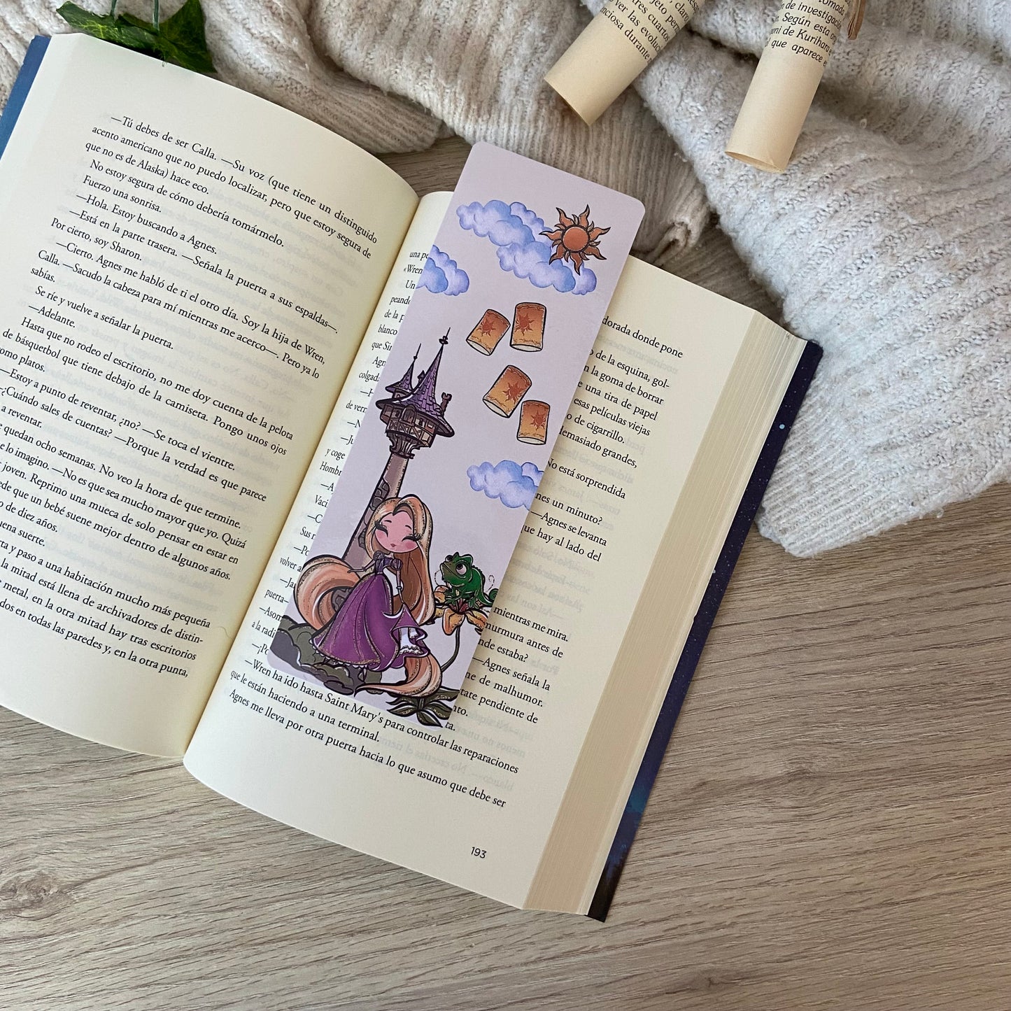 Marcapáginas Rapunzel
