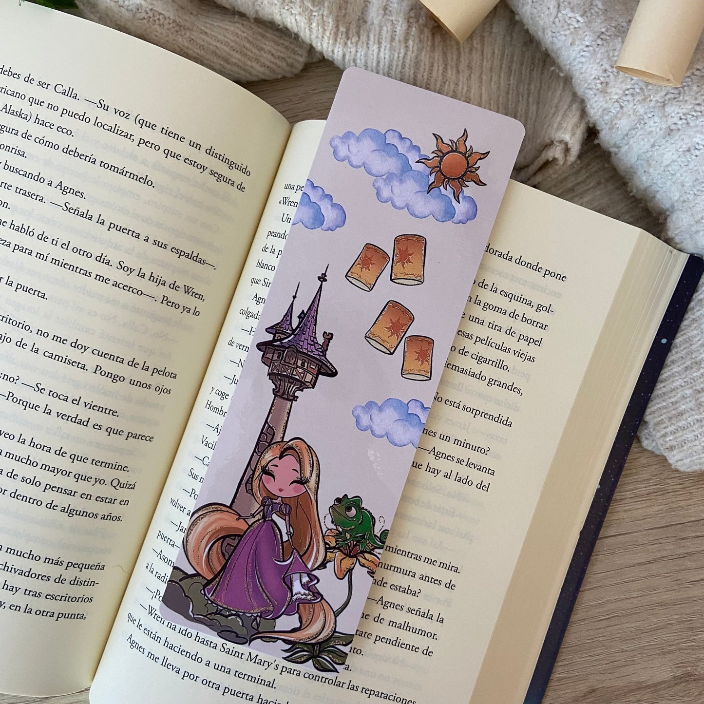 Marcapáginas Rapunzel