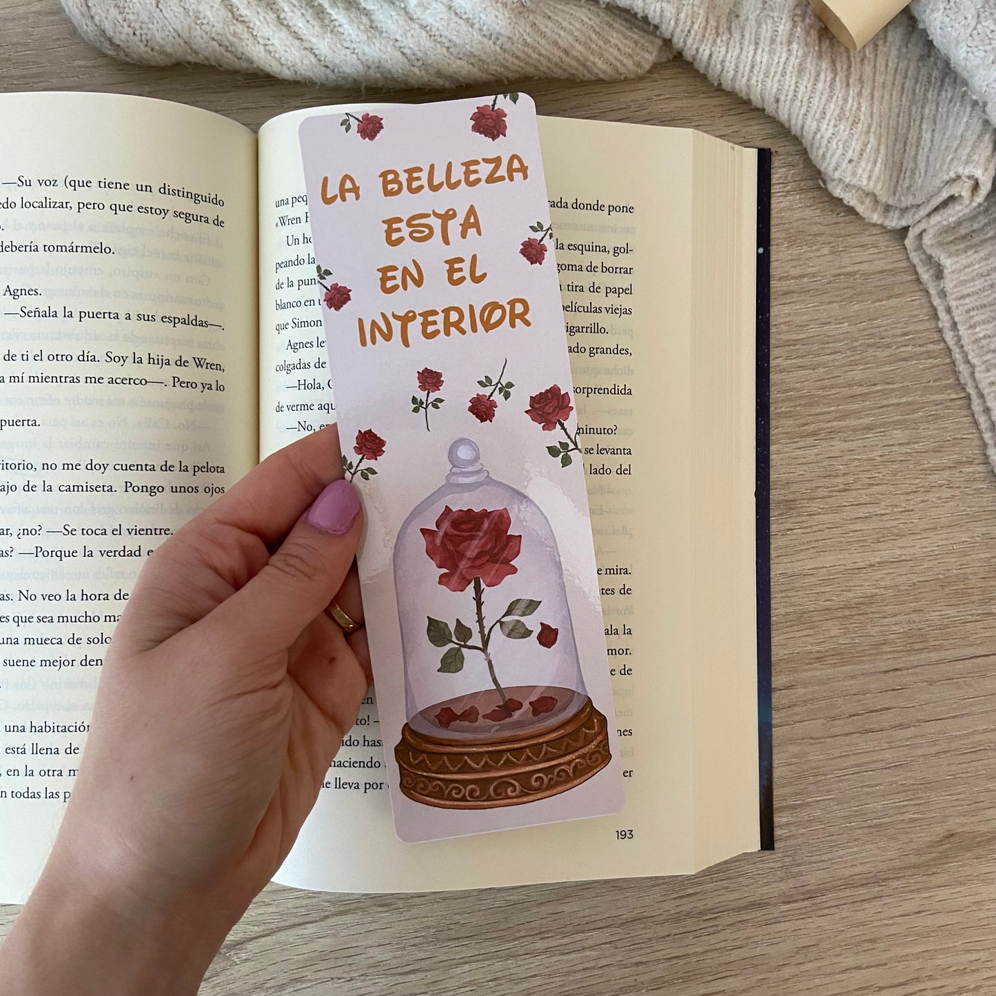 Pack 3 marcapáginas Bella y Bestia