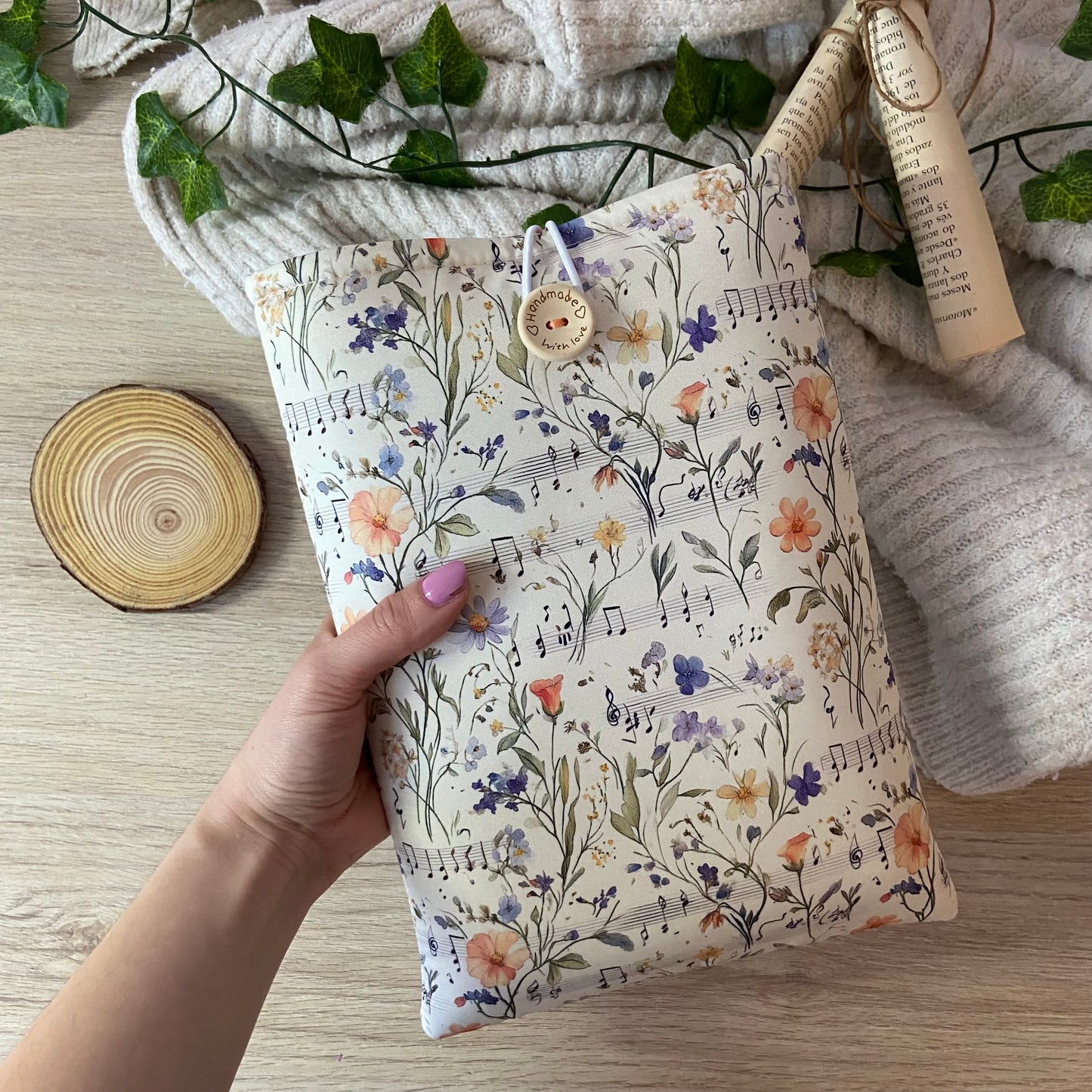 Funda literaria las flores musicales