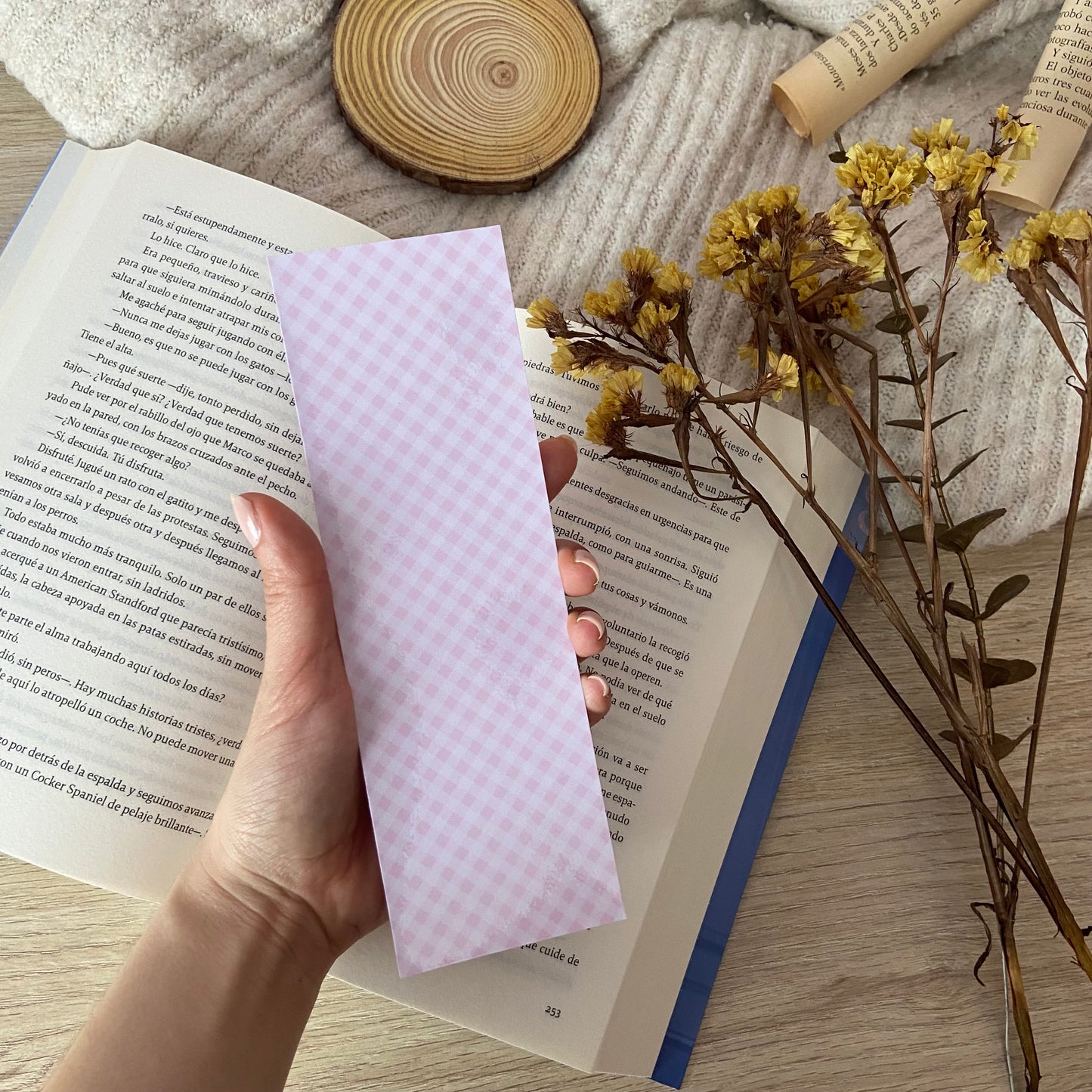 Marcapáginas my emotional support bookmark