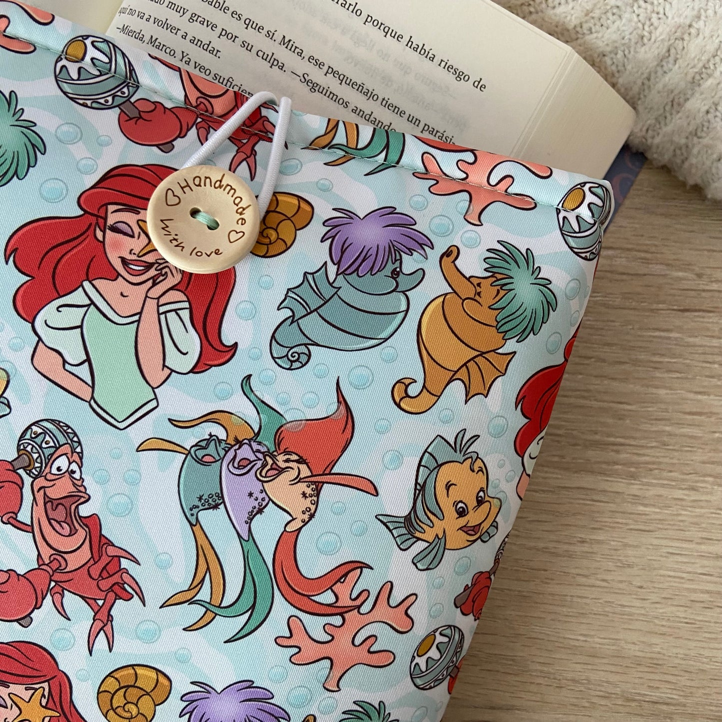 Funda literaria La Sirenita