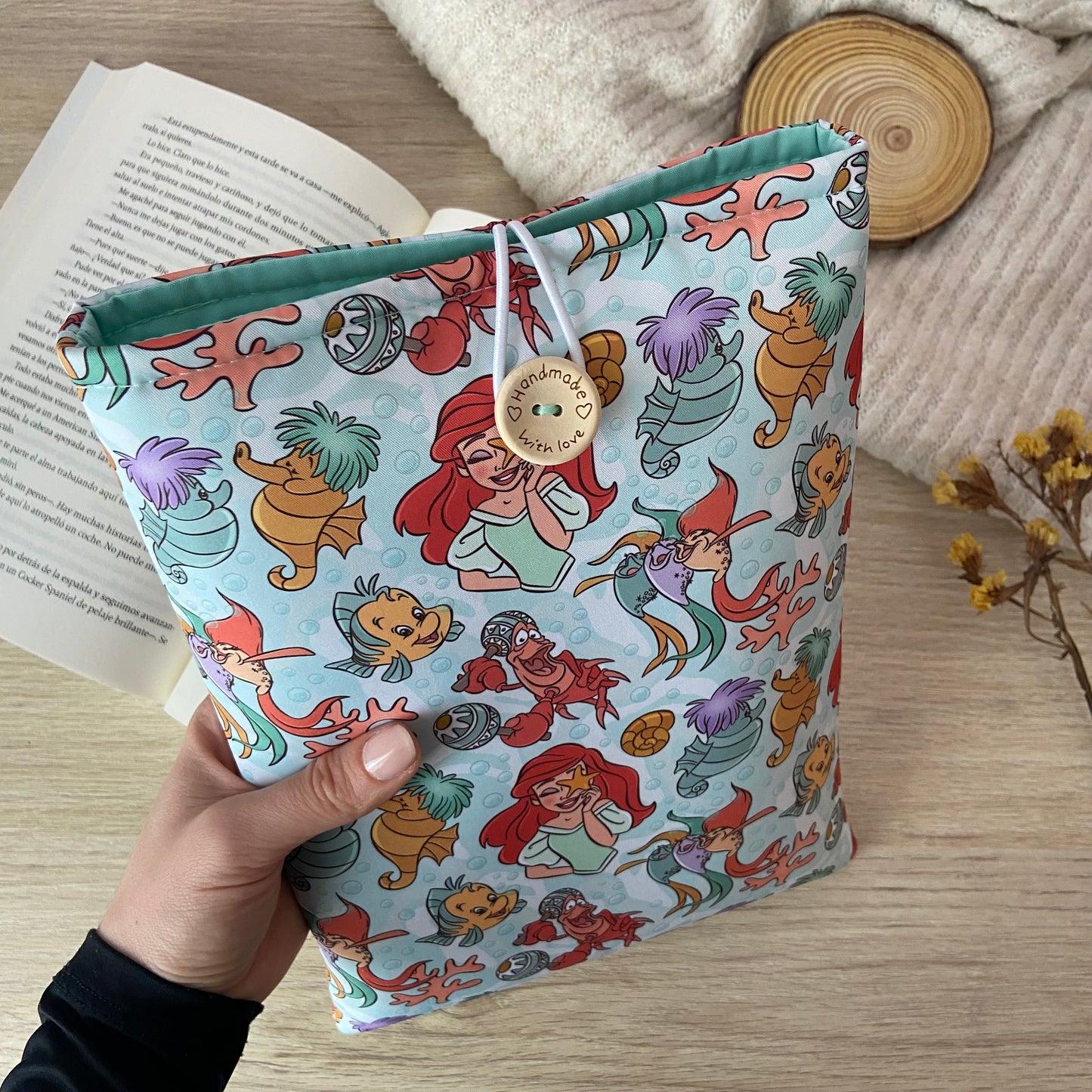 Funda literaria La Sirenita