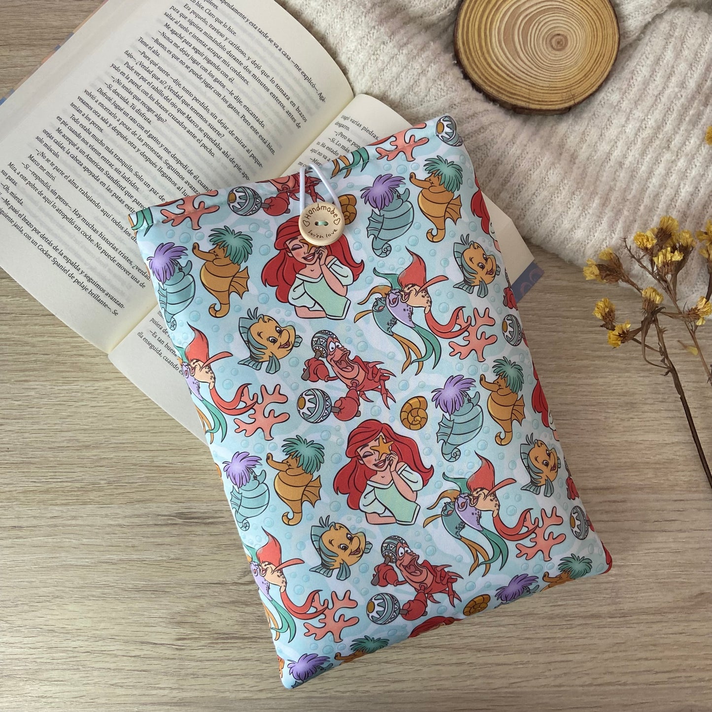 Funda literaria La Sirenita