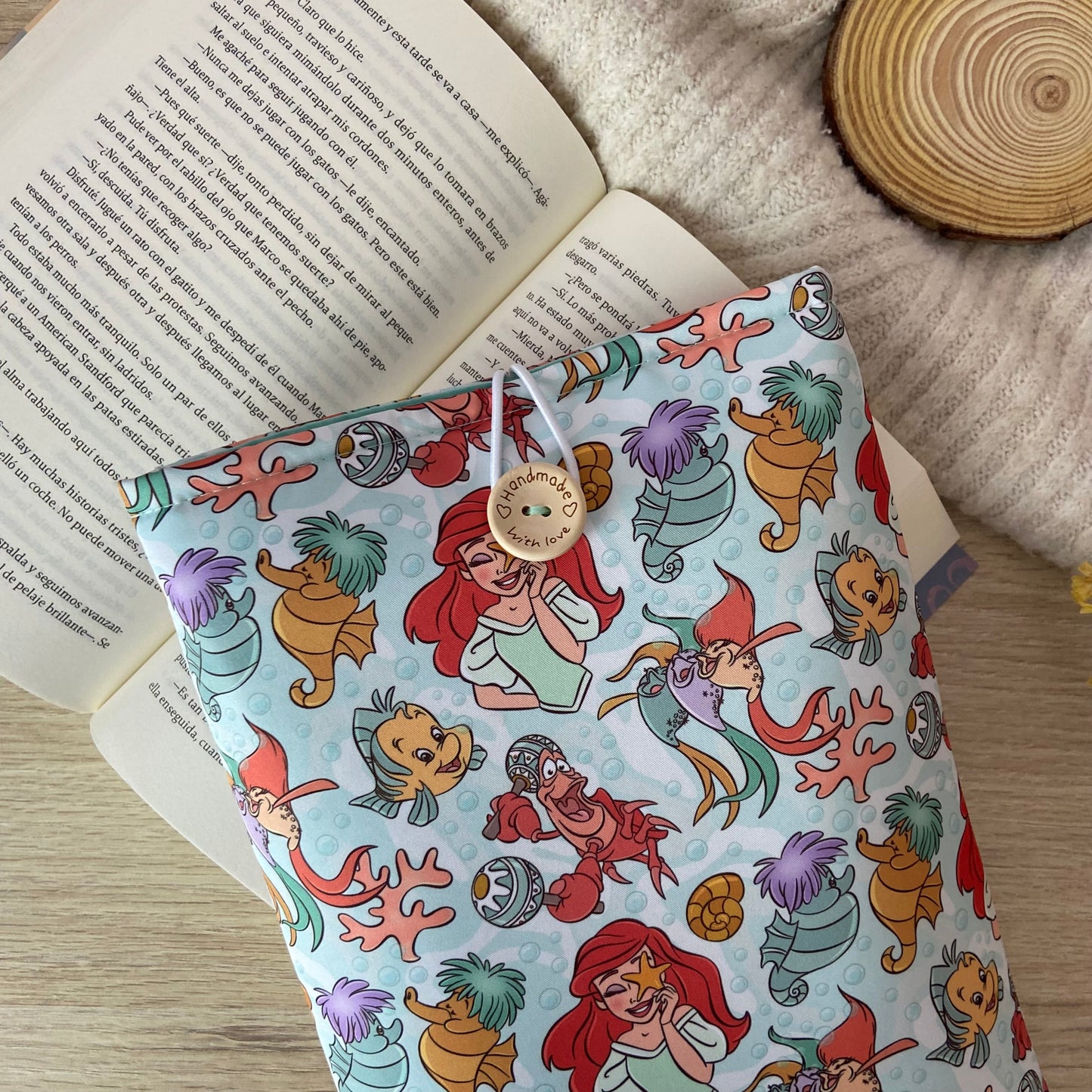 Funda literaria La Sirenita