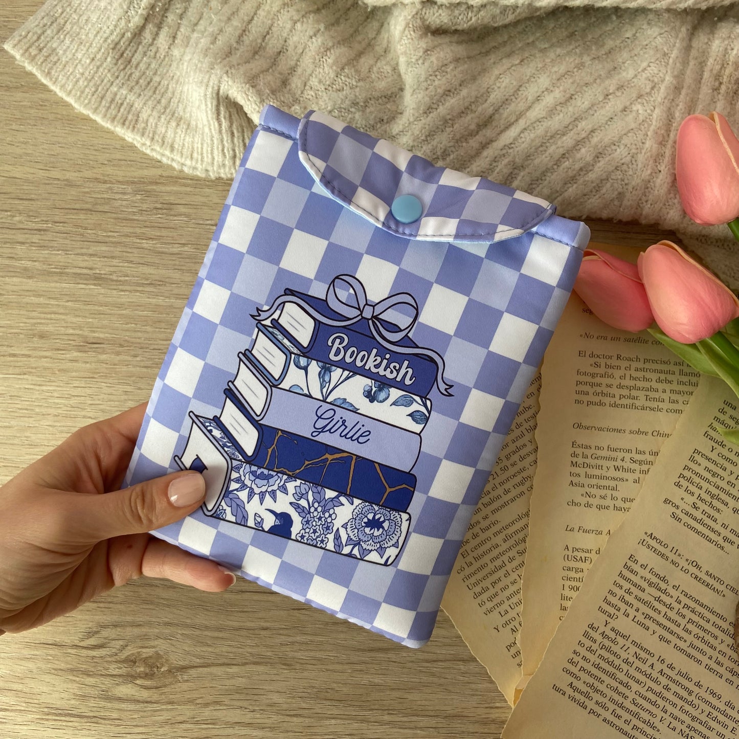 Funda kindle/kobo libra colour Bookish girlie