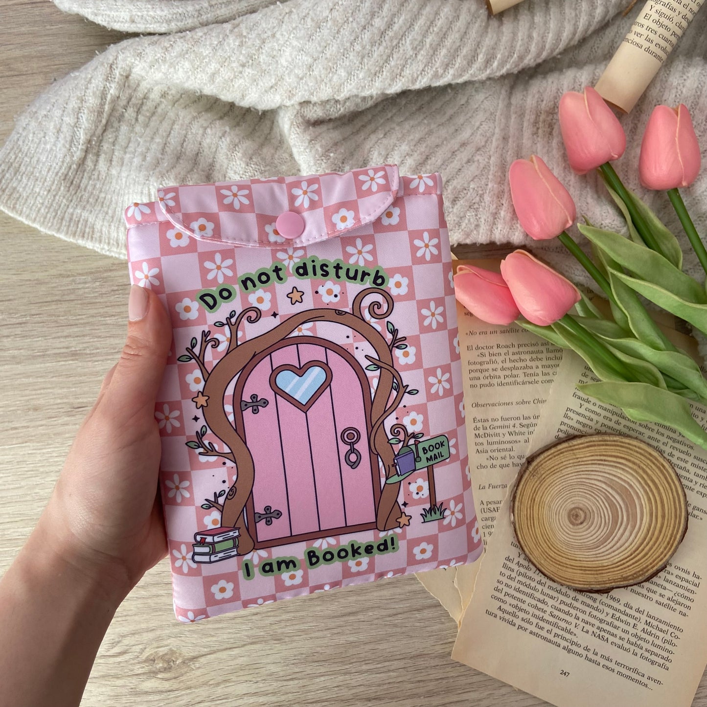 Funda kindle/kobo libra colour Do not disturb, I am booked