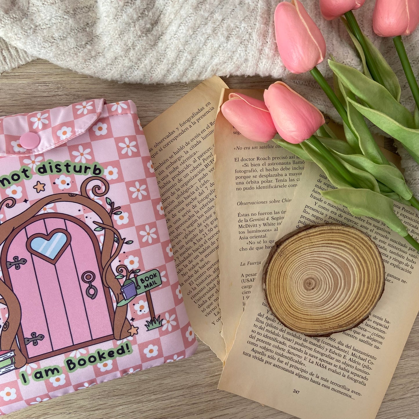 Funda kindle/kobo libra colour Do not disturb, I am booked