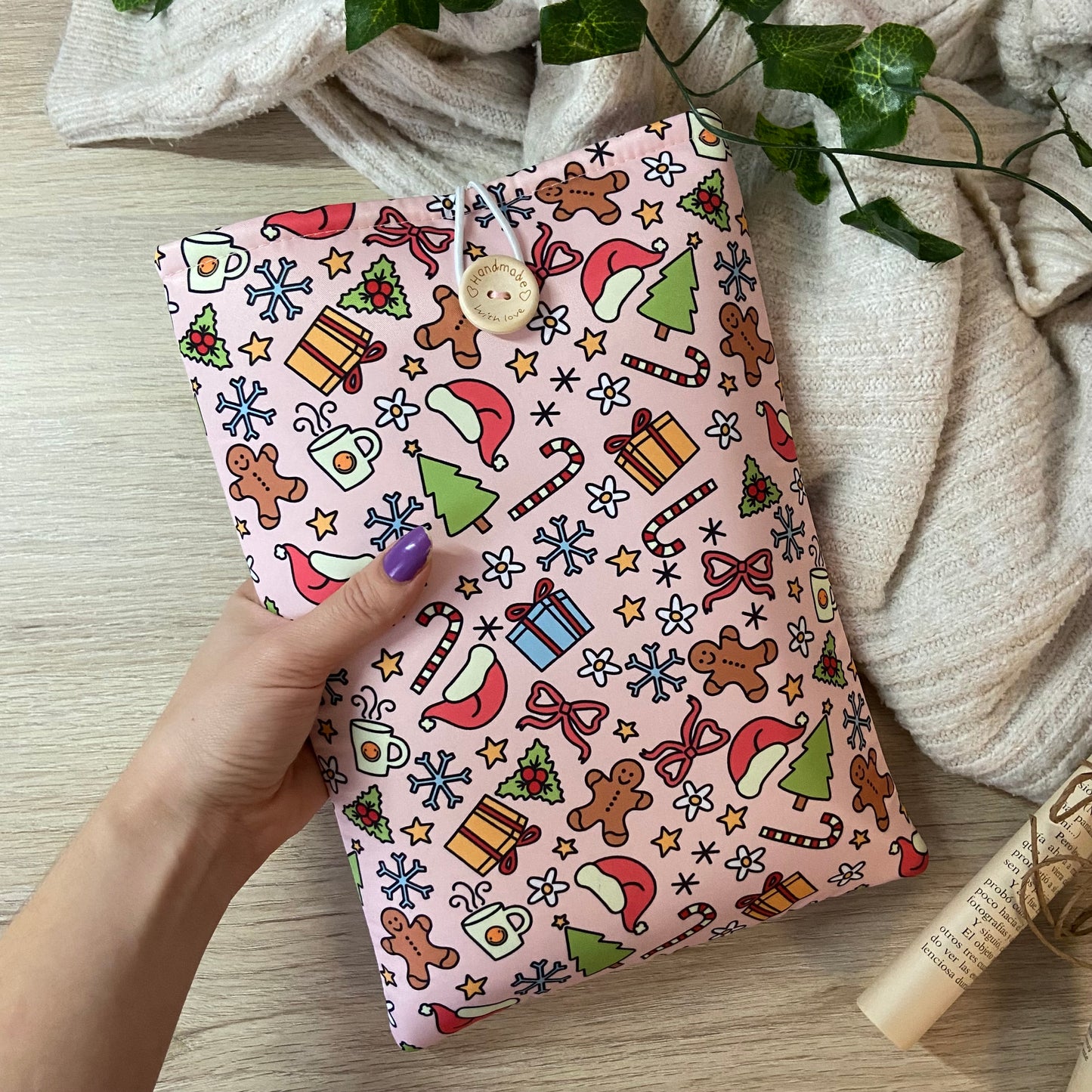 Funda literaria Christmas is coming
