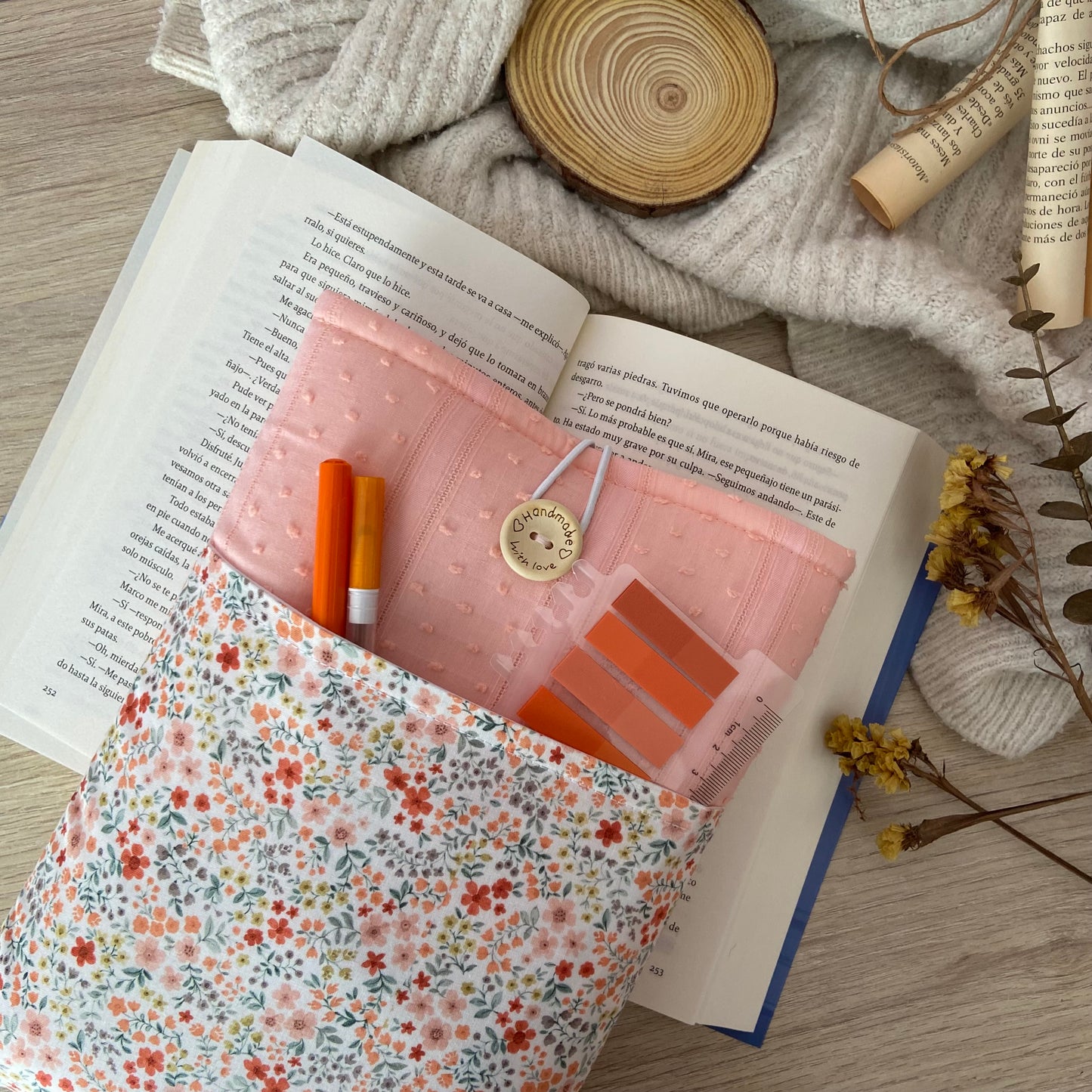 Funda literaria Magnolia con bolsillo