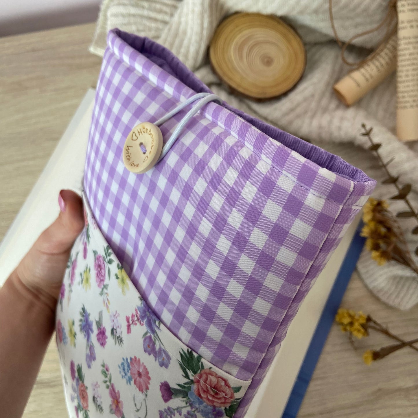 Funda literaria Bali con bolsillo