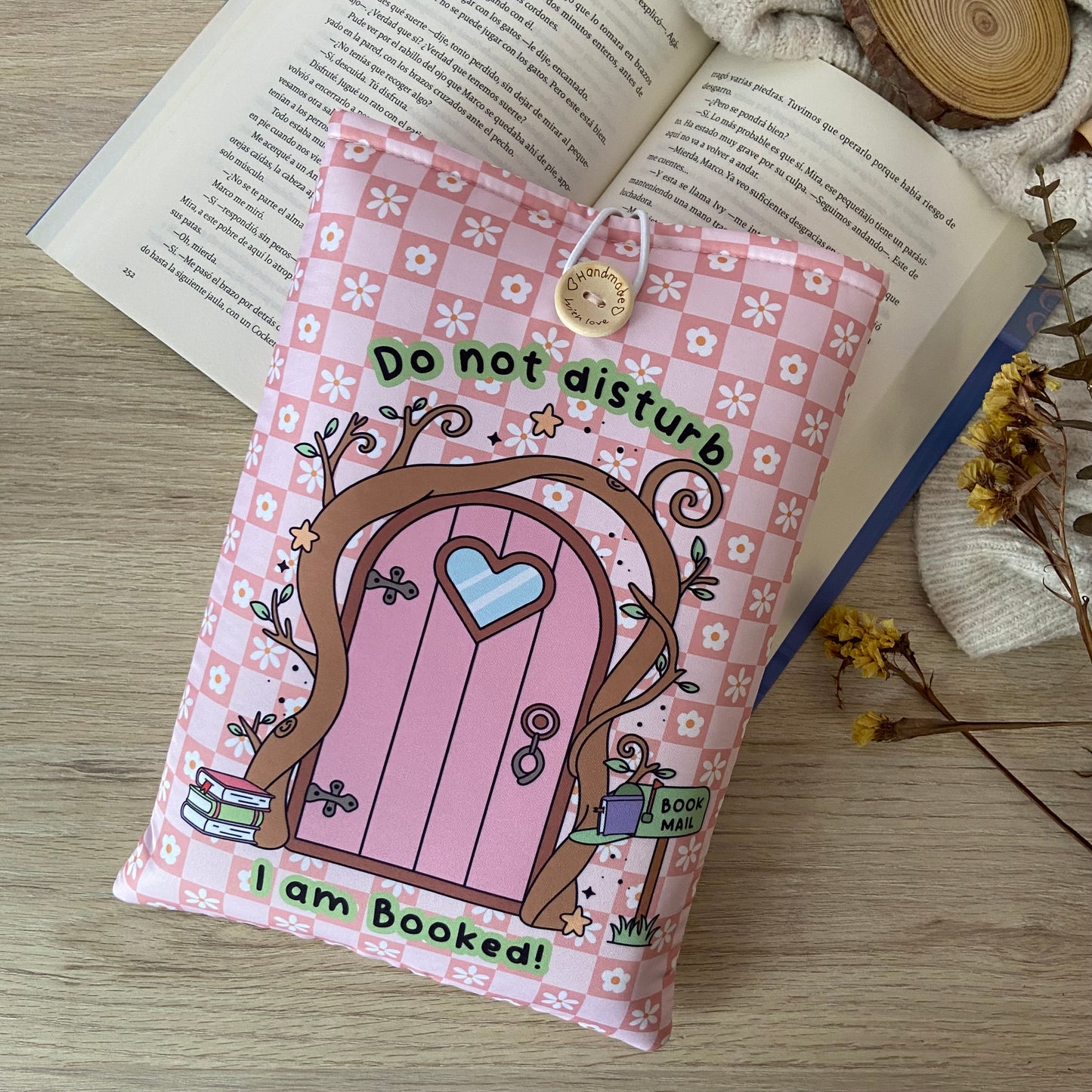 Funda literaria Do not disturb, I am booked!