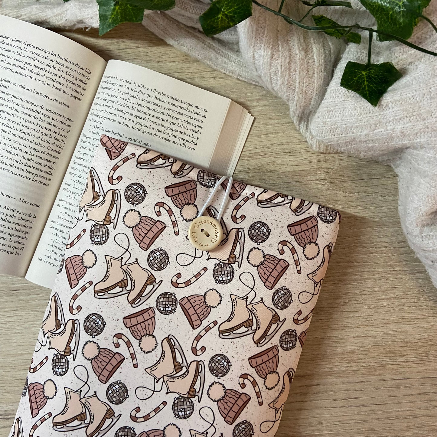 Funda literaria patinaje sobre hielo