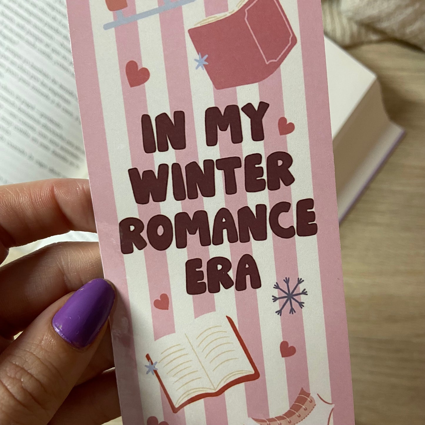 Marcapáginas in my winter romance era