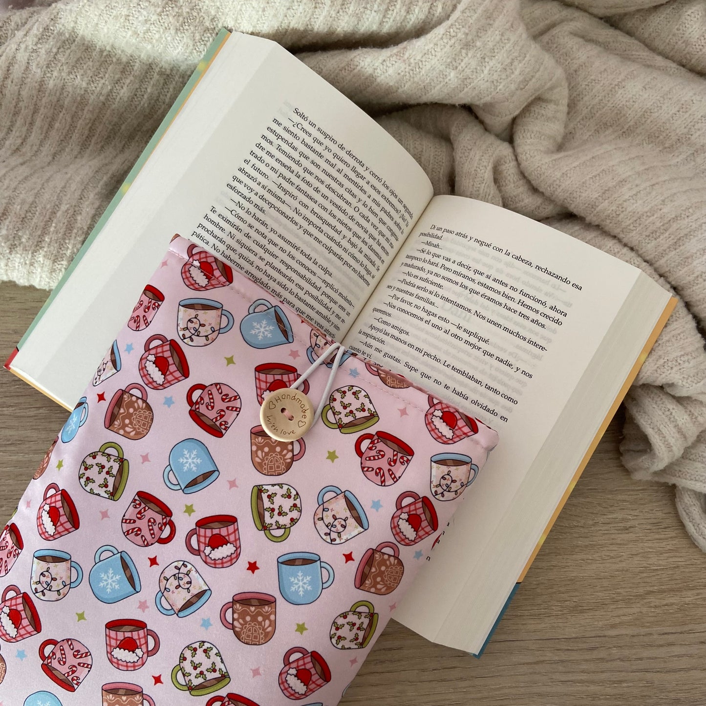 Funda literaria Christmas chocolate