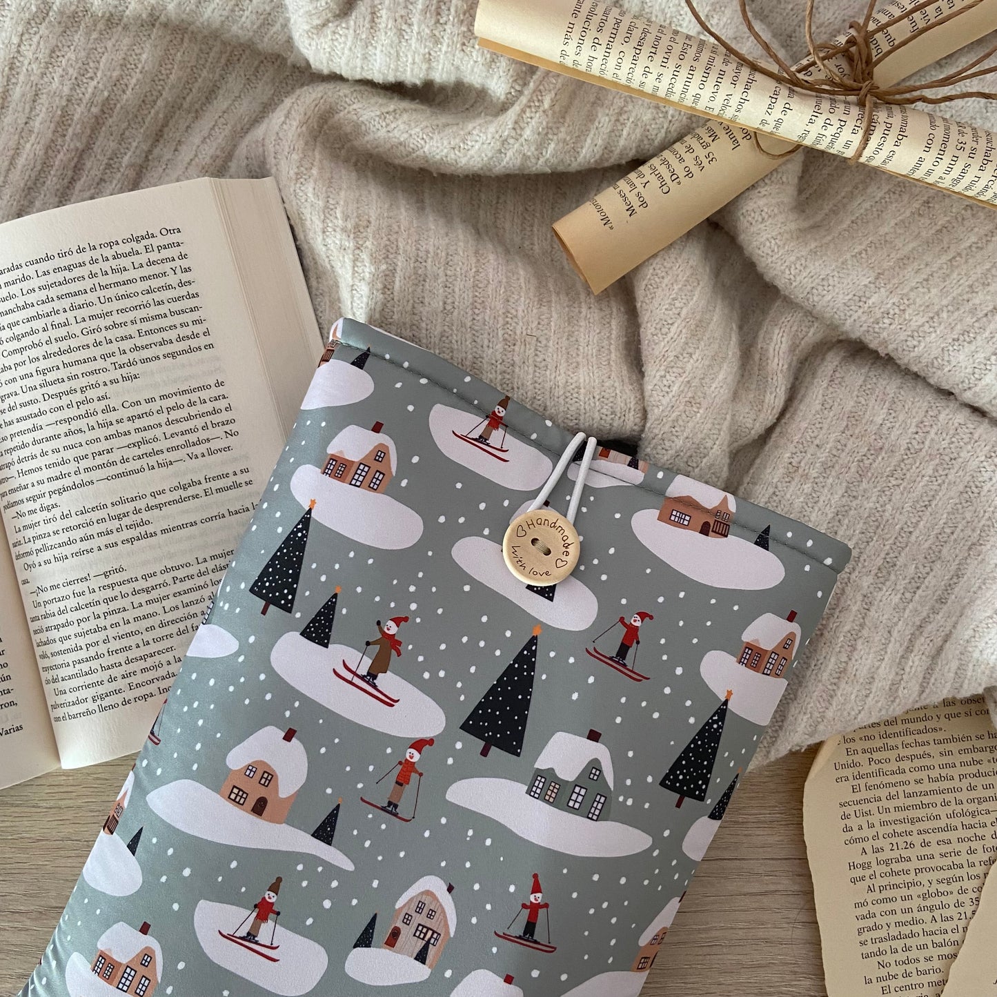 Funda literaria días de invierno