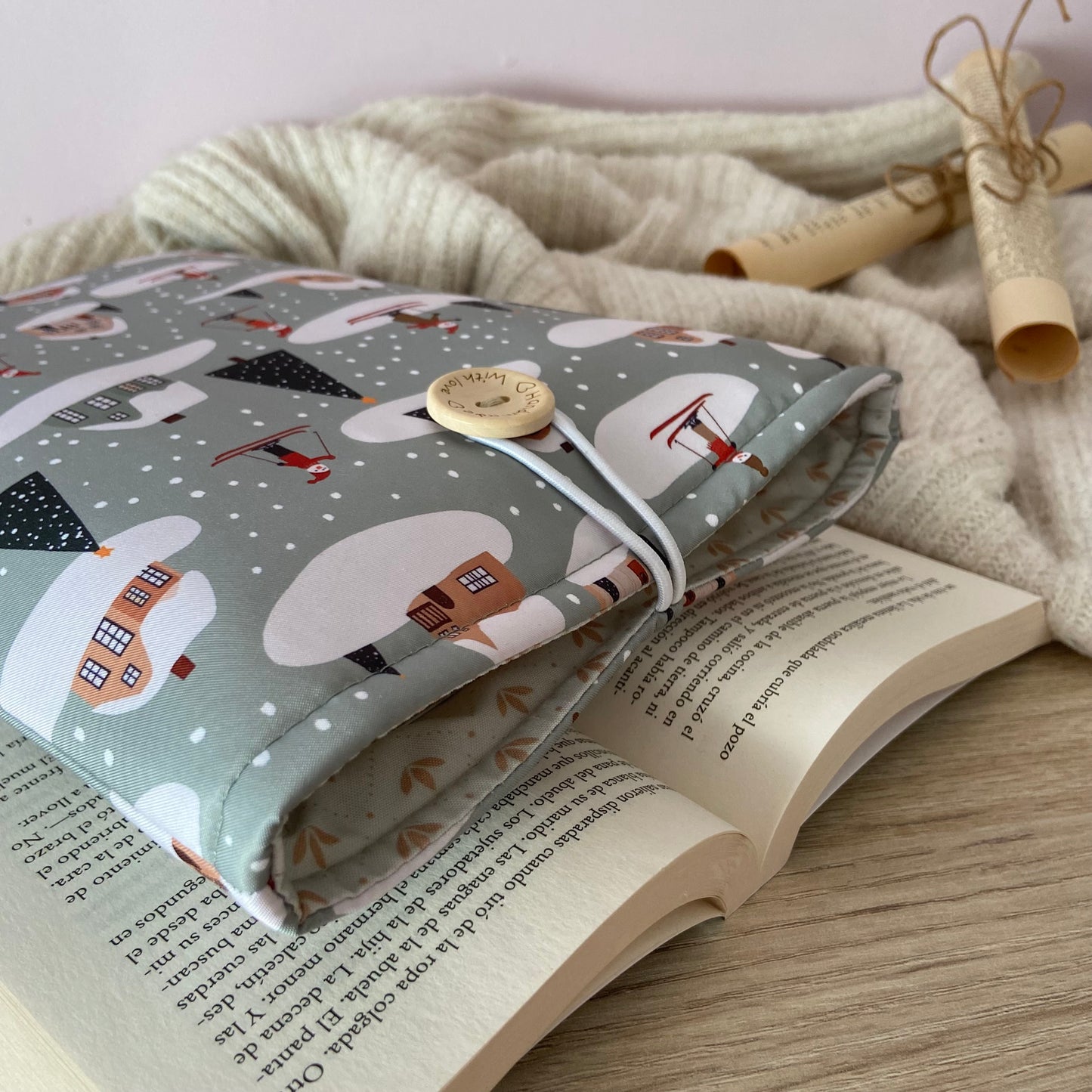 Funda literaria días de invierno
