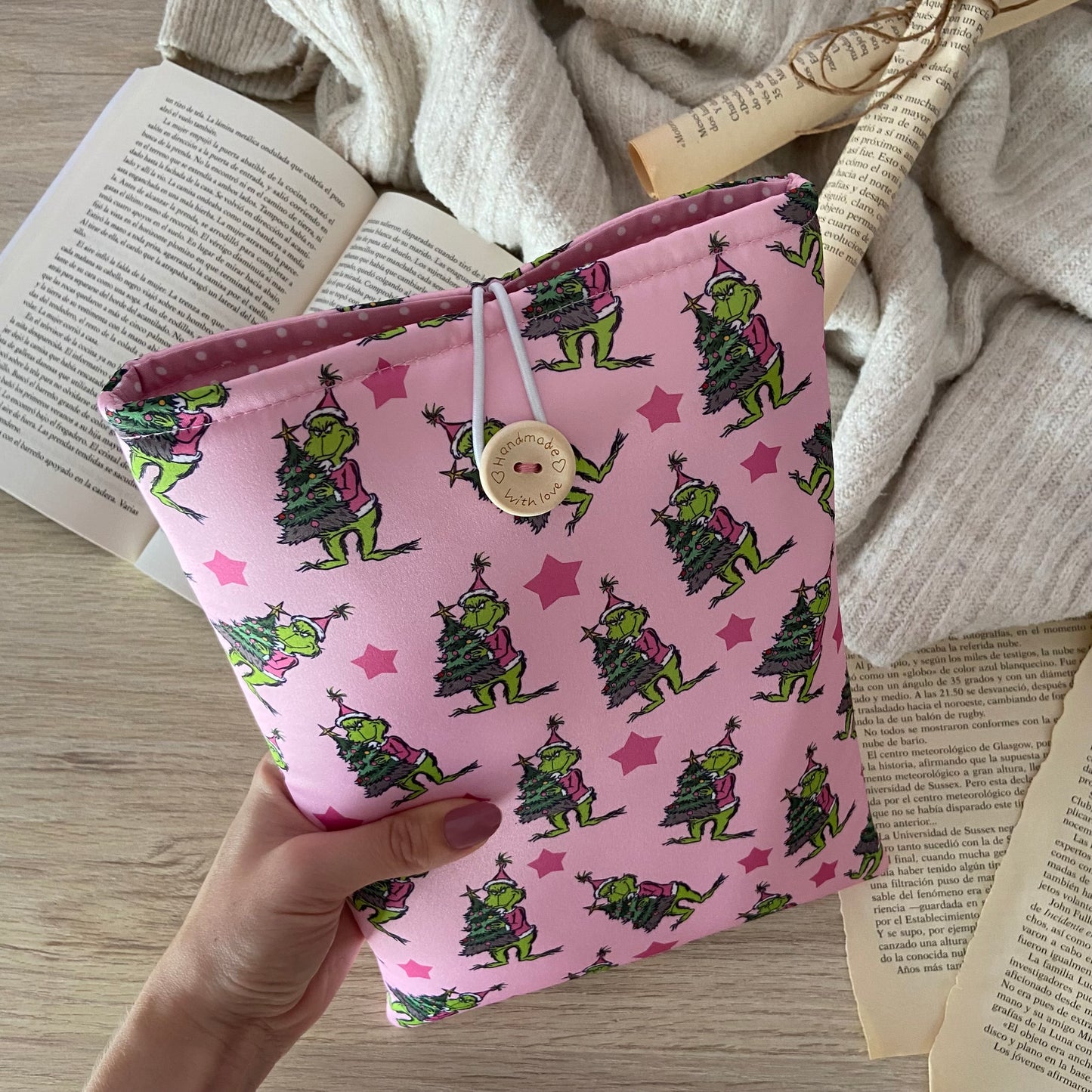 Funda literaria El Grinch