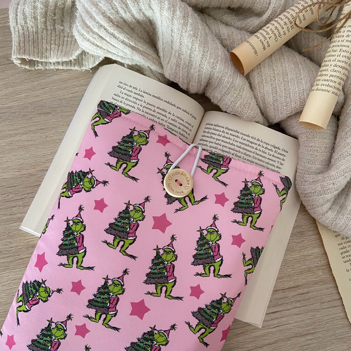 Funda literaria El Grinch