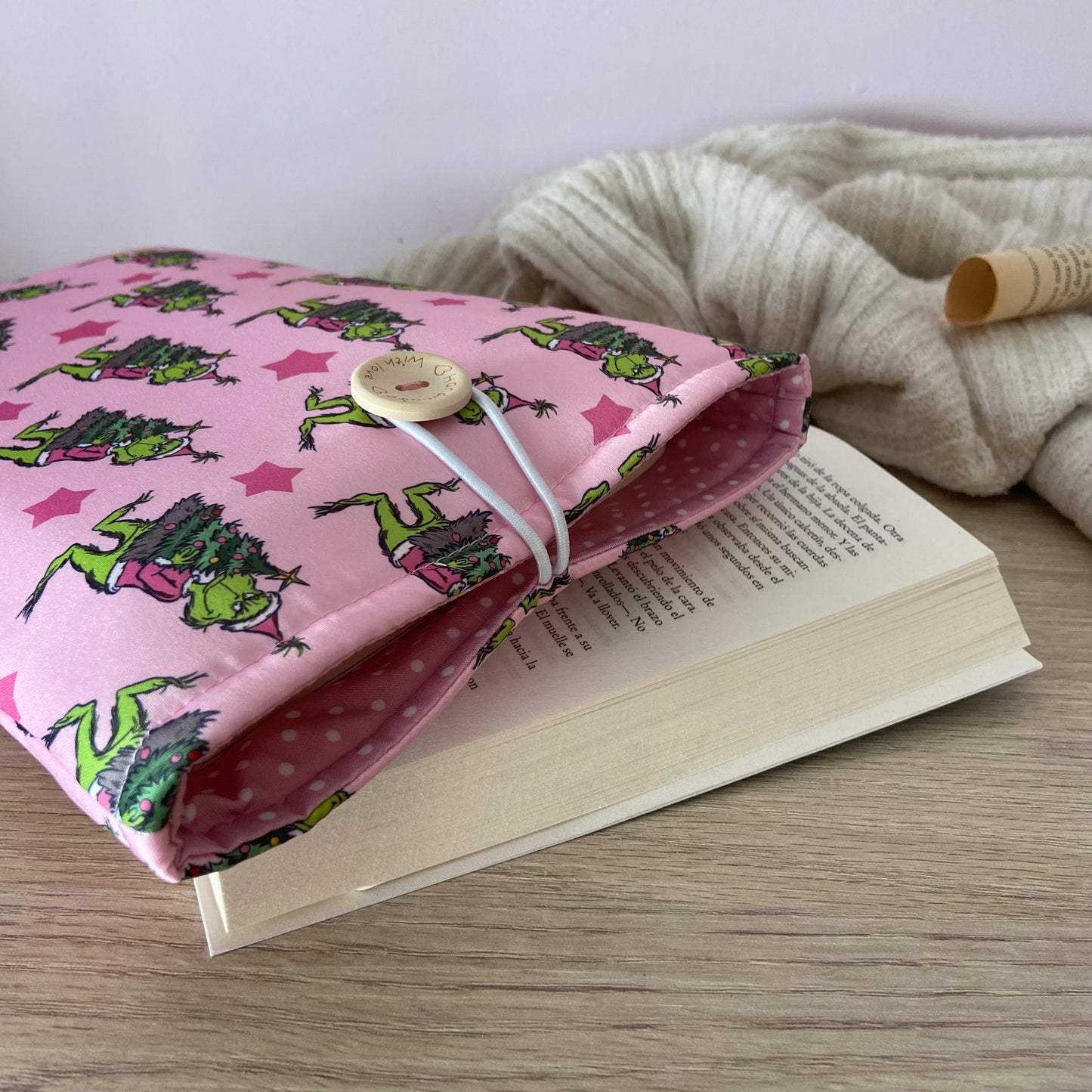 Funda literaria El Grinch