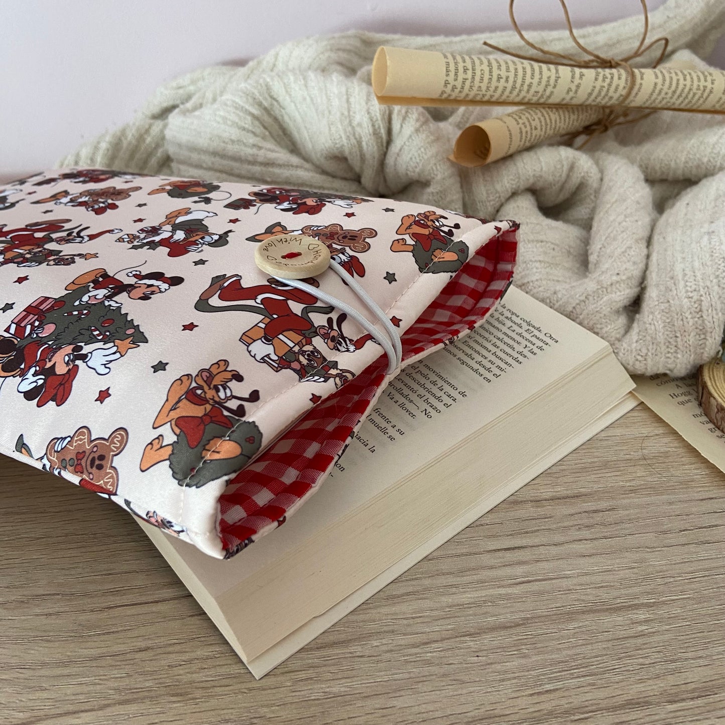 Funda literaria Navidades en Disney